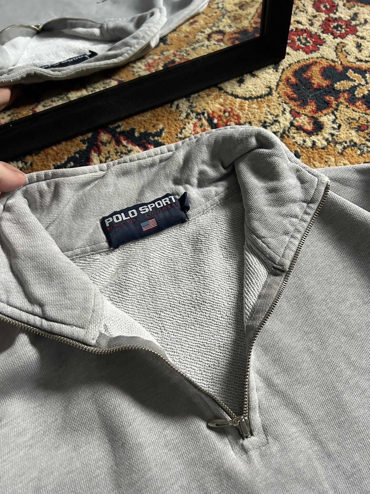 Polo Ralph Lauren Polo Ralph Lauren sport vintage 1/3 zip sweatshirt Size US L / EU 52-54 / 3 - 8 Thumbnail