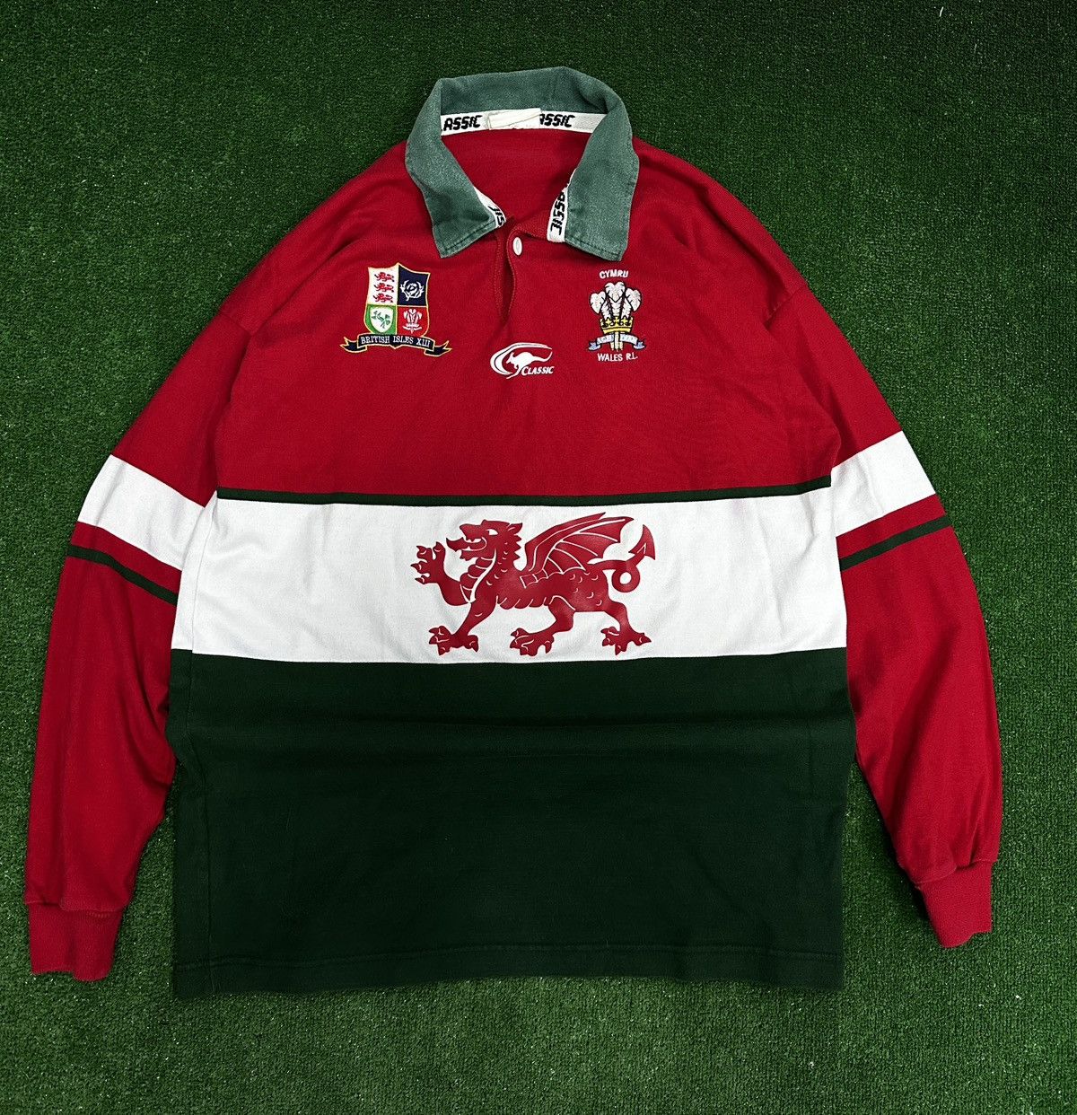 Pre-owned England Rugby League X Vintage 2001 Vintage Cumru Wales Rugby Jersey Very Japan In Multicolor