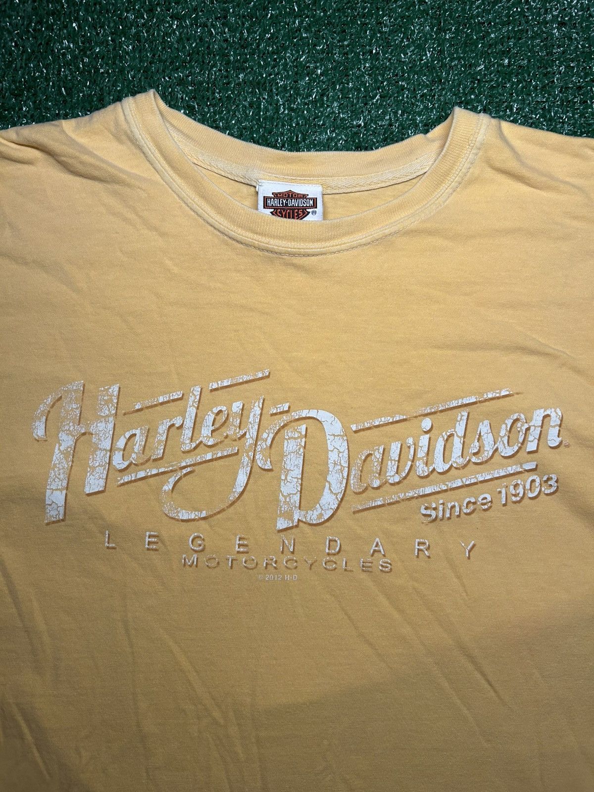 Harley Davidson Harley Davidson Lemon Tee 🍋 Size US XL / EU 56 / 4 - 2 Thumbnail