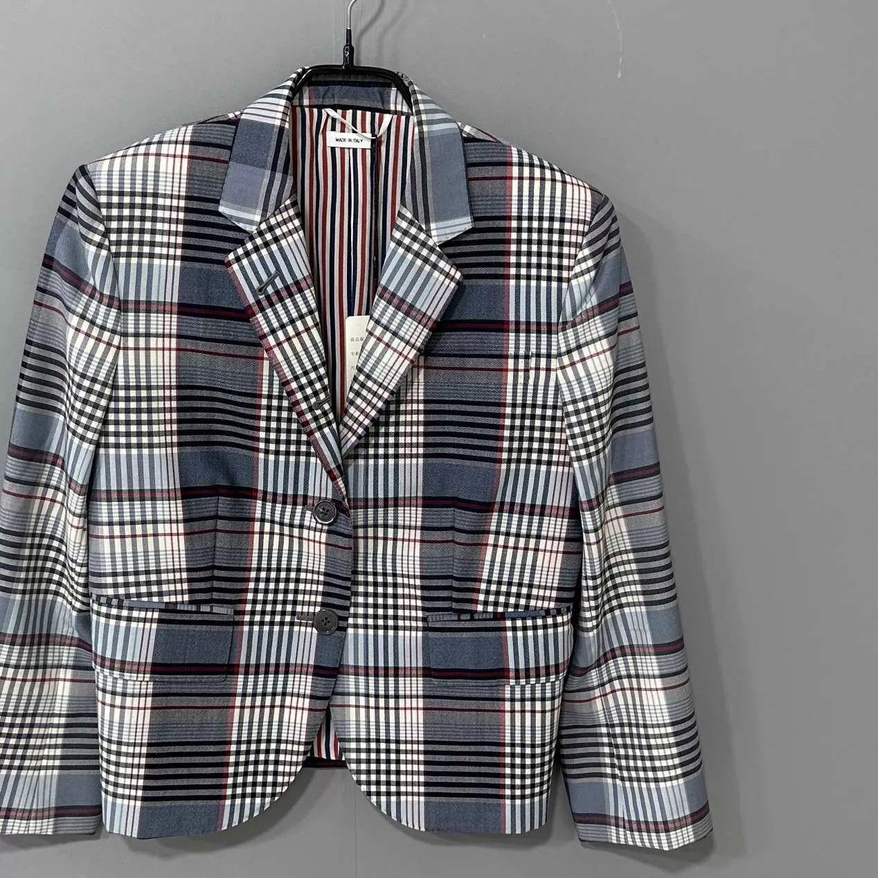 Thom Browne Thom Browne Gingham Suit Jacket 42 Size M / US 6-8 / IT 42-44 - 2 Thumbnail