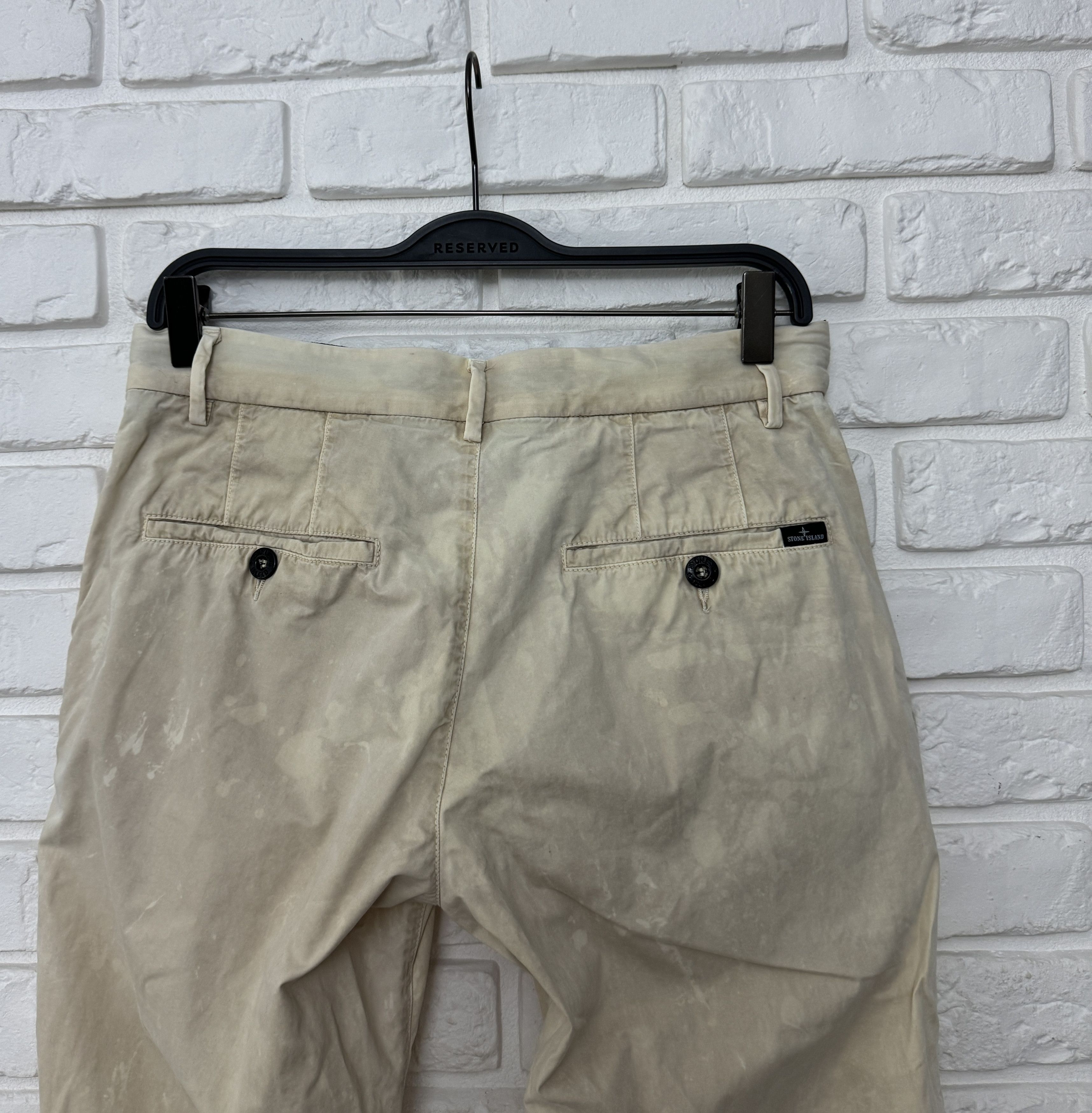 Stone Island Stone Island Chino Pants Casual Custom Acid Wash Sz 30 Size US 30 / EU 46 - 7 Thumbnail