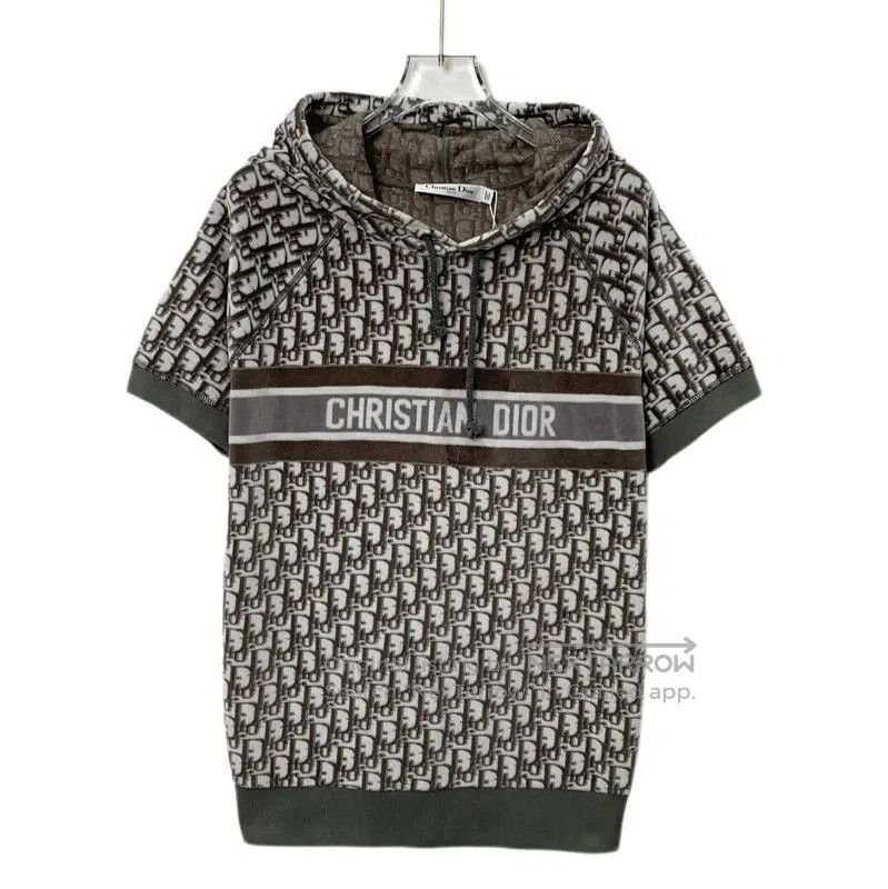 Dior Dior Brown Cotton Women's Hoodie . Size L / US 10 / IT 46 - 1 Thumbnail