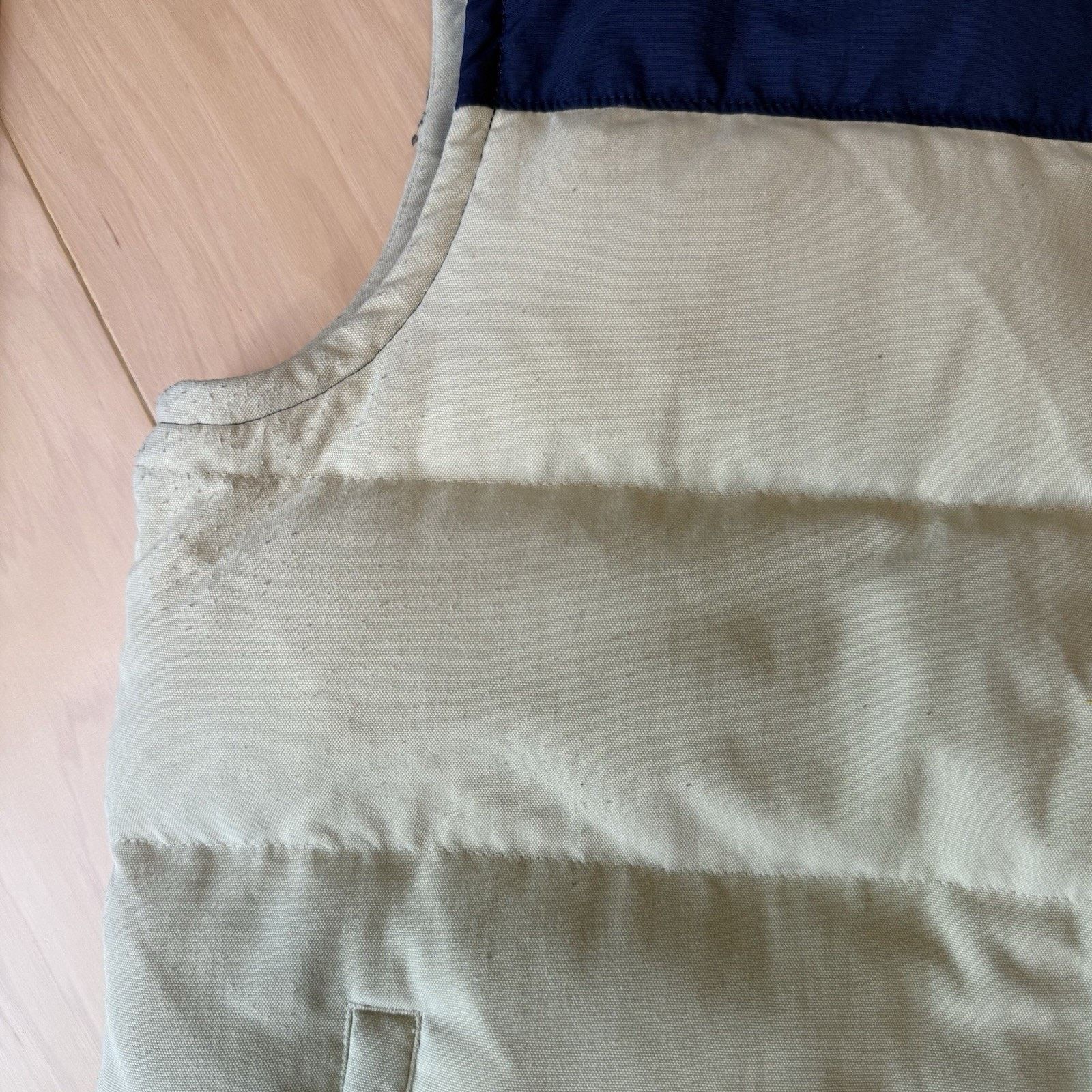 Patagonia Patagonia Bivy Down Vest XL Khaki Blue Full Zip Puffer Size US XL / EU 56 / 4 - 6 Thumbnail