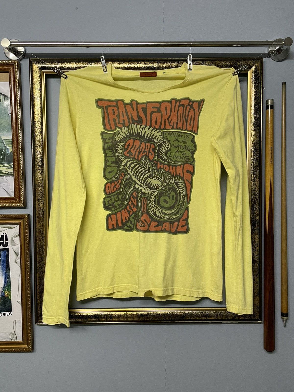 Japanese Brand Vintage Japan 291295=HOMME Transformation Slave Longsleeve Size US S / EU 44-46 / 1 - 1 Thumbnail