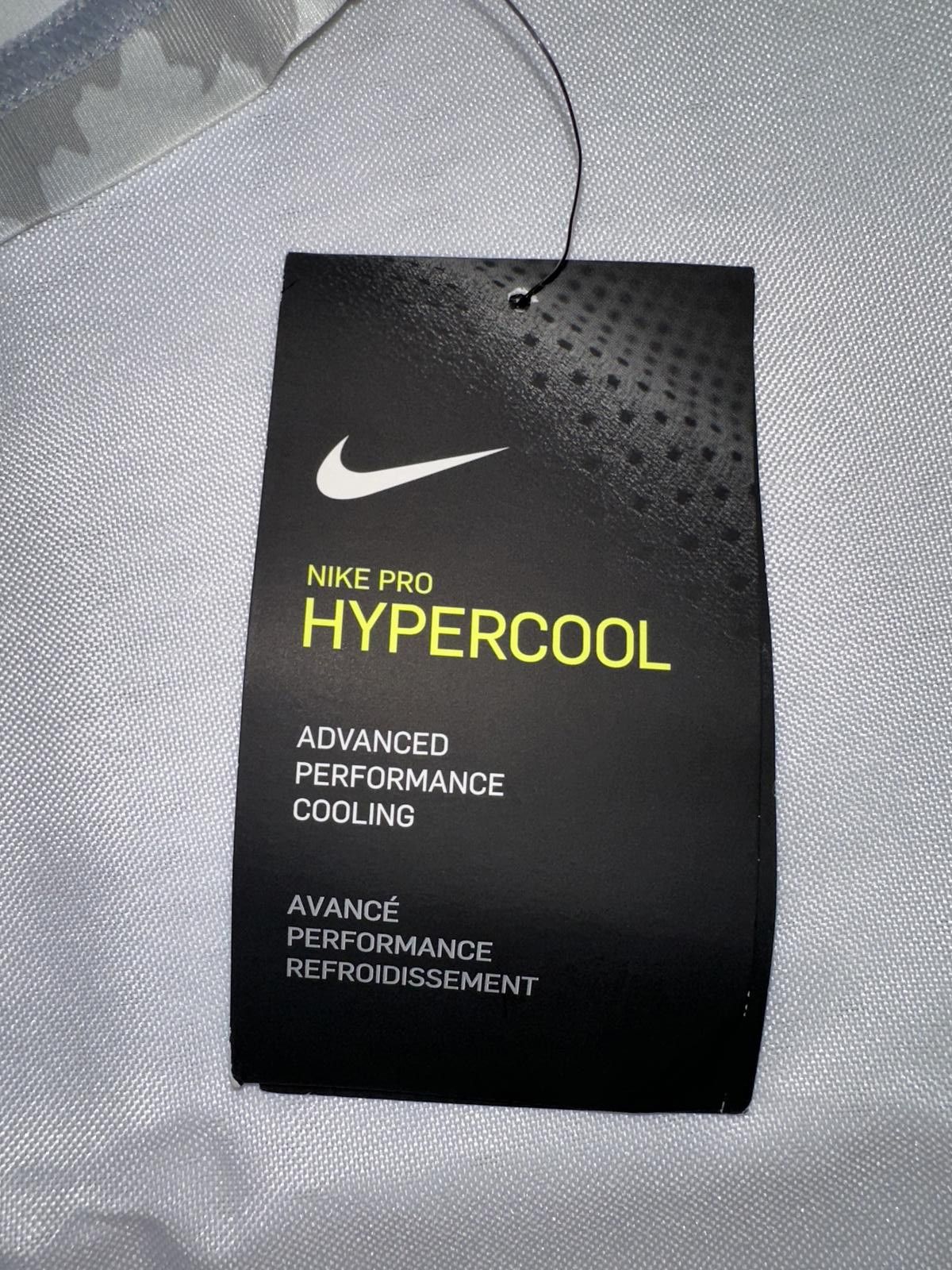Nike Nike Men’s Hypercool Dri-Fit Grey Camo Fitted Top Size US XL / EU 56 / 4 - 11 Thumbnail