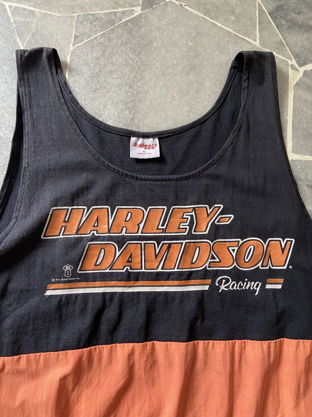 Harley Davidson Vintage 90s Harley Davidson Racing Tank Top Shirt Size US L / EU 52-54 / 3 - 5 Thumbnail