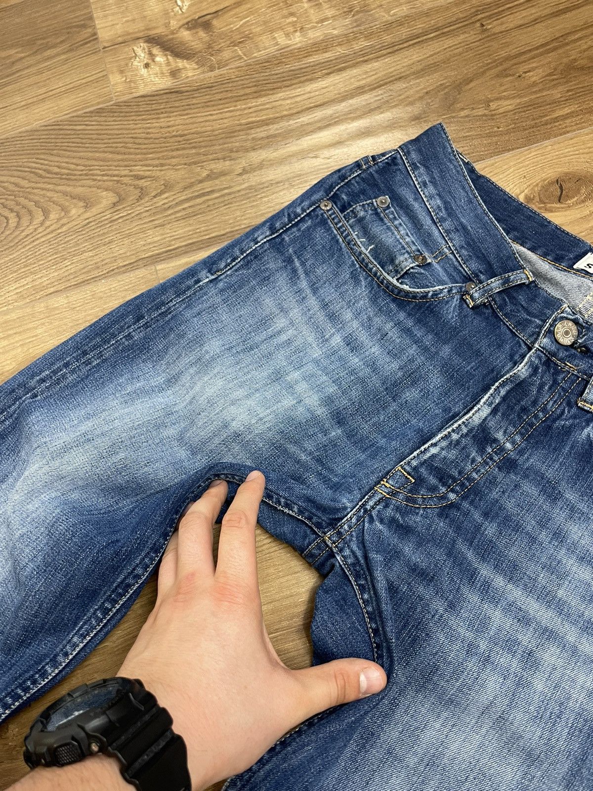 Acne Studios × Vintage Vintage Acne Studios RocVerakai Stonewashed Blue Denim Jeans Size US 30 / EU 46 - 9 Thumbnail