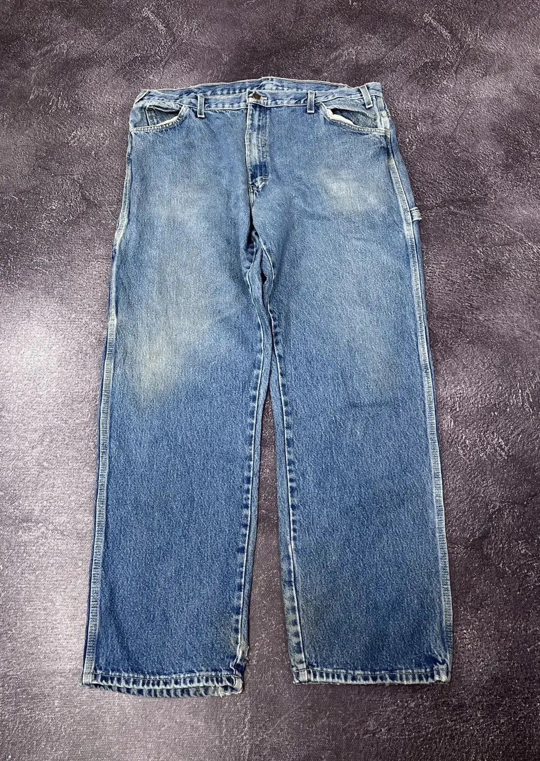 Dickies Vintage Dickies Y2K Faded Blue Hype Work Baggy Jeans Size US 38 / EU 54 - 2 Thumbnail