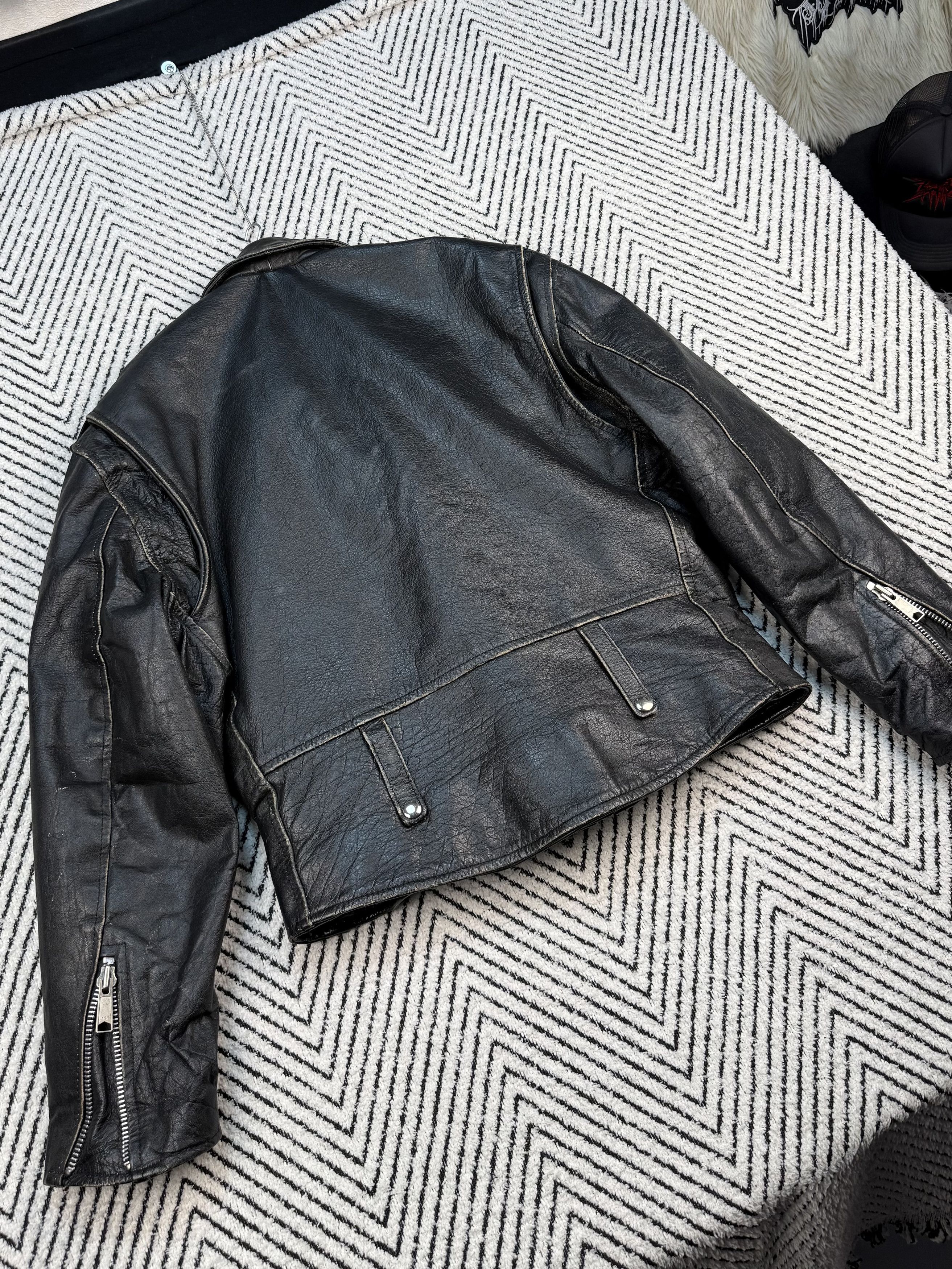 Vintage Vintage Motorcycle biker leather jacket Size US M / EU 48-50 / 2 - 6 Thumbnail