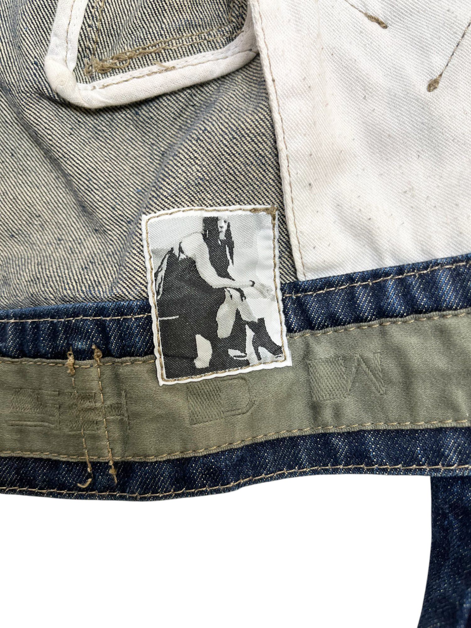 Rick Owens DRKSHDW 2000's Denim Cropped Jacket Size US M / EU 48-50 / 2 - 11 Thumbnail