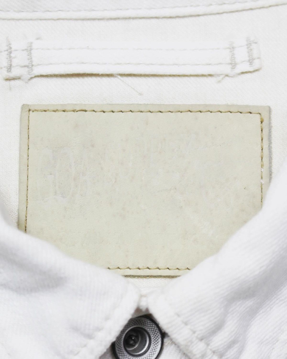 GOA 2000S G.O.A SELVEDGE WHITE DENIM JACKET Size US M / EU 48-50 / 2 - 4 Thumbnail
