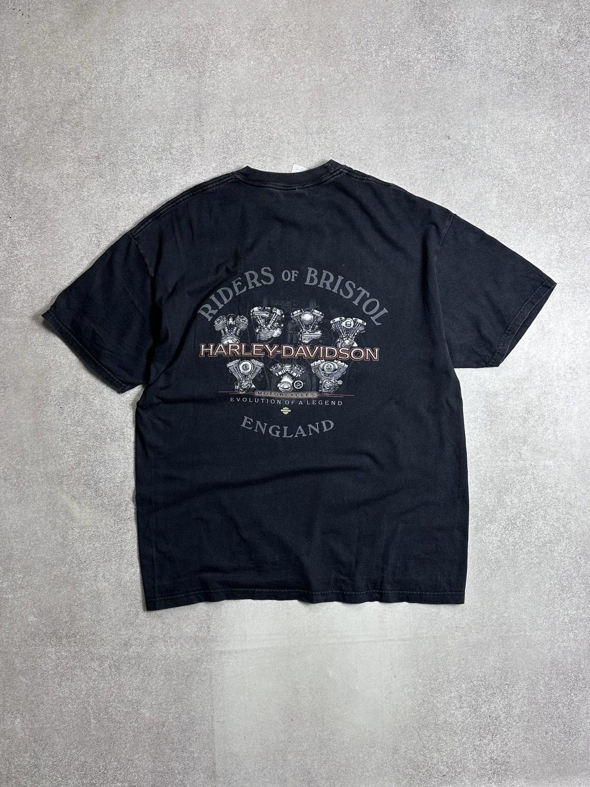 Harley Davidson Vintage Harley Davidson Y2K Biker Boxy T-shirt XL Size US XL / EU 56 / 4 - 6 Thumbnail