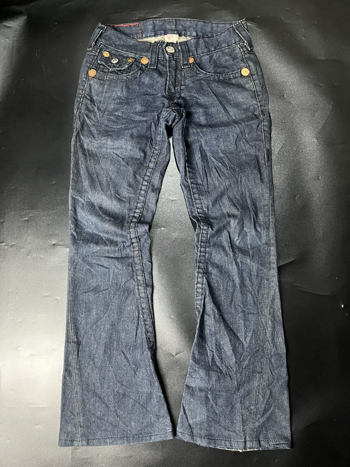 If Six Was Nine × Japanese Brand × True Religion Super Flared True Religion BlueJeans Size US 31 - 4 Thumbnail