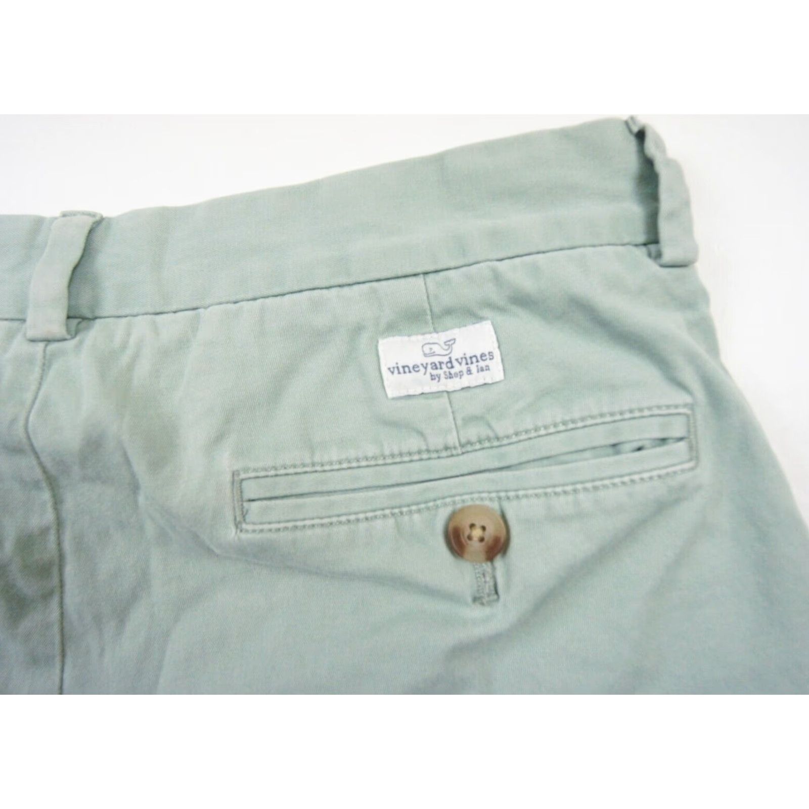 Vineyard Vines VINTAGE Vineyard Vines Men’s Chino Shorts 32 Green Casual Preppy 8" Inseam Size US 32 / EU 48 - 5 Thumbnail