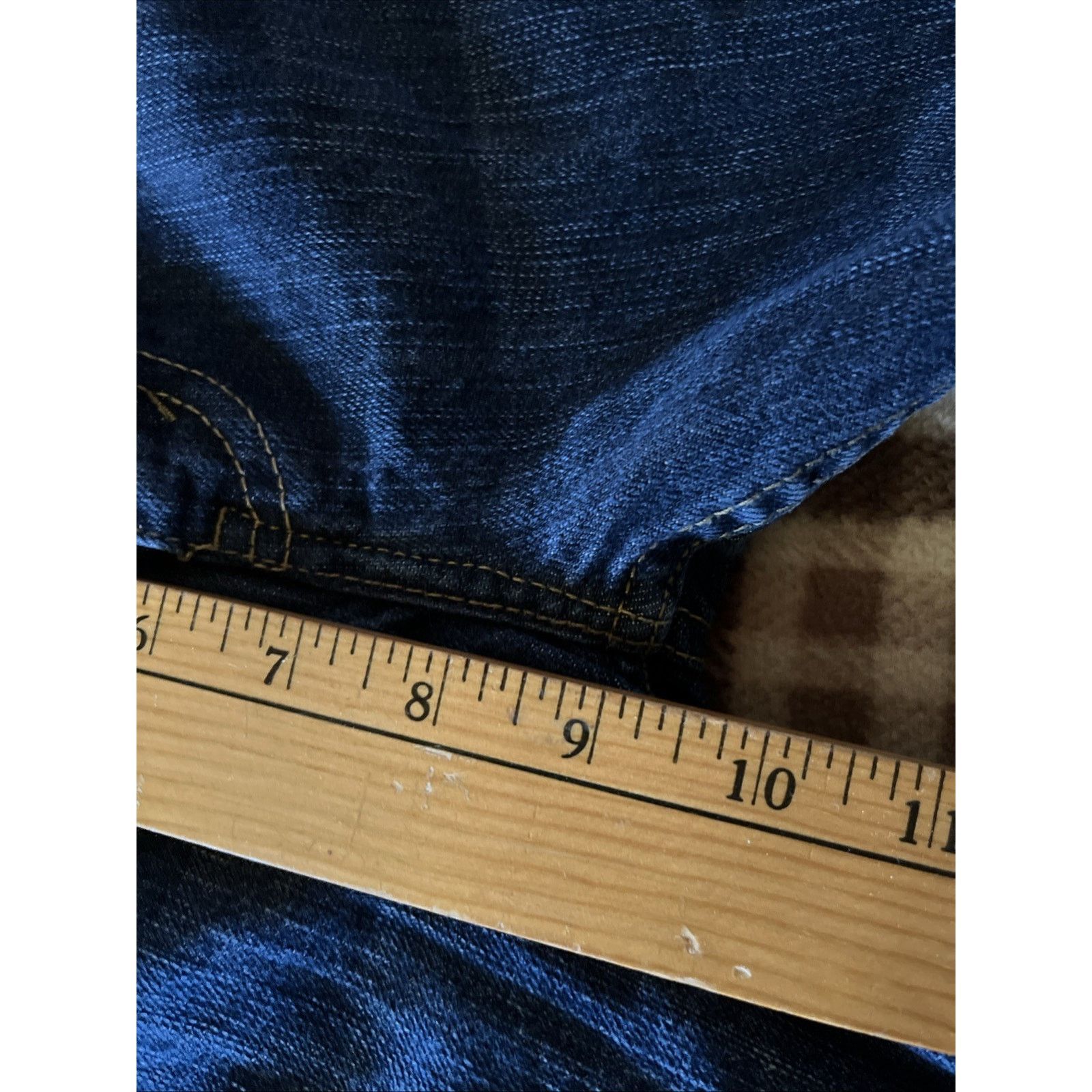 Levi's Levi's 505 Regular Straight Leg 14 Slim 26x26 Med Wash Blue Size US 26 / EU 42 - 9 Thumbnail
