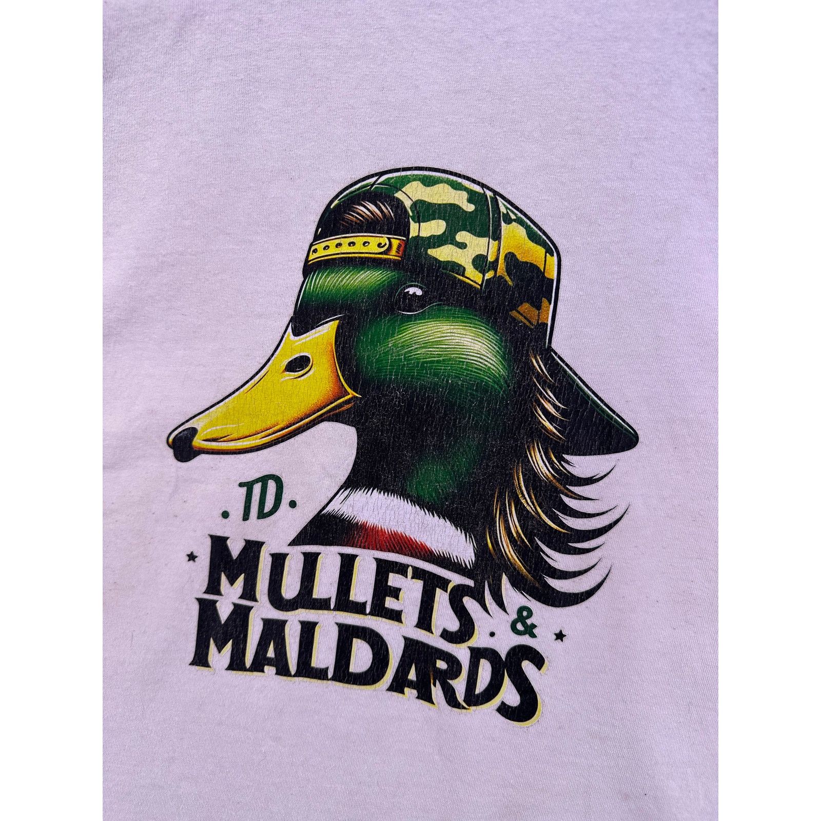 Gildan Vintage T.D Mullets and Maldards Duck Print Size Medium Size US M / EU 48-50 / 2 - 5 Thumbnail