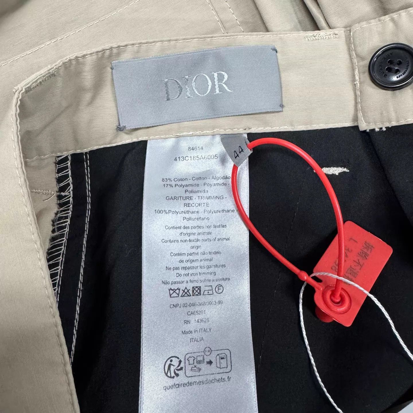 Dior Dior Khaki Straight Cargo Pants 44 99 New Size US 28 / EU 44 - 5 Thumbnail