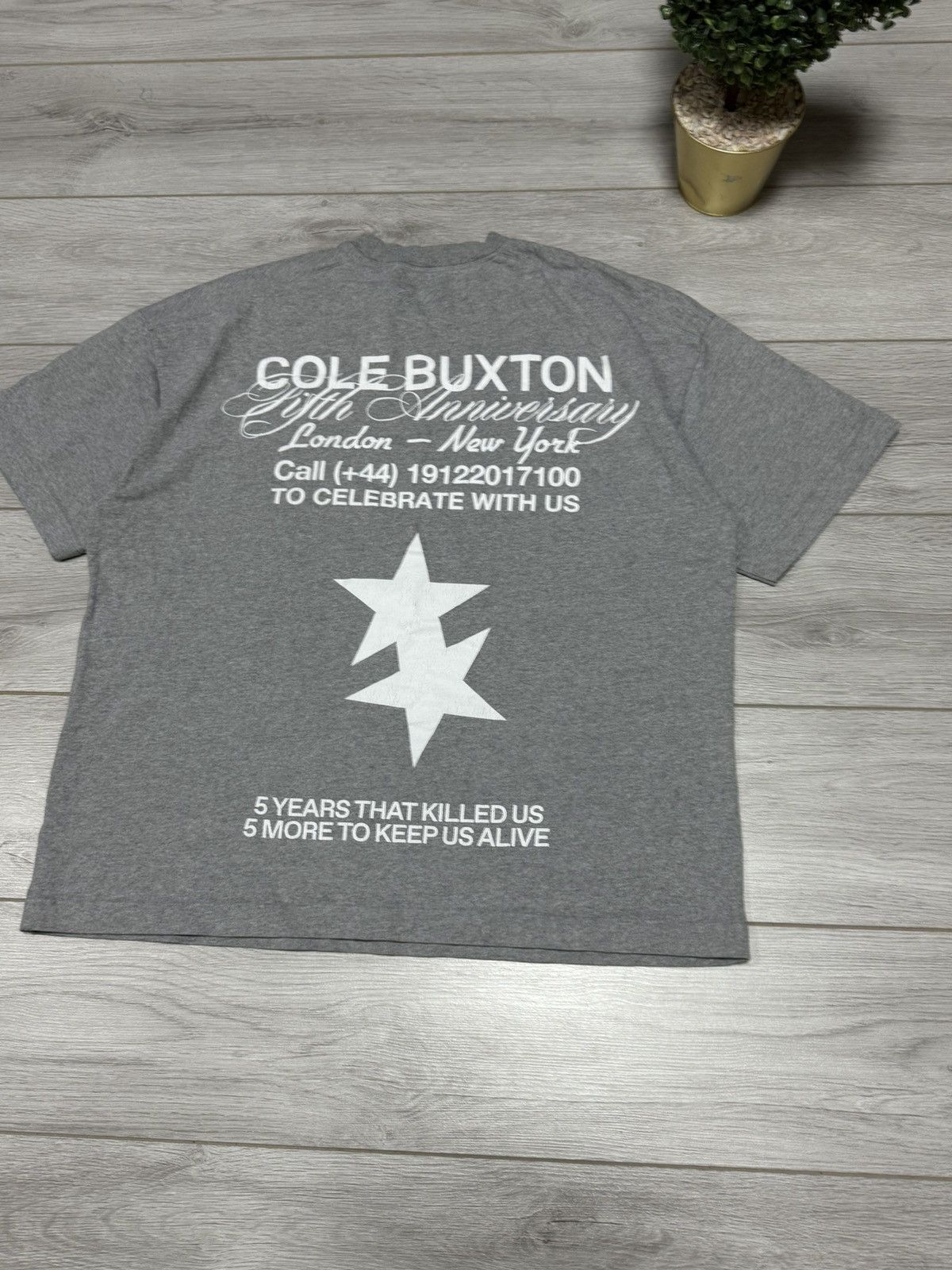 Cole Buxton Cole Buxton stars pocket tee shirt 5 years that killed Size US XL / EU 56 / 4 - 7 Thumbnail