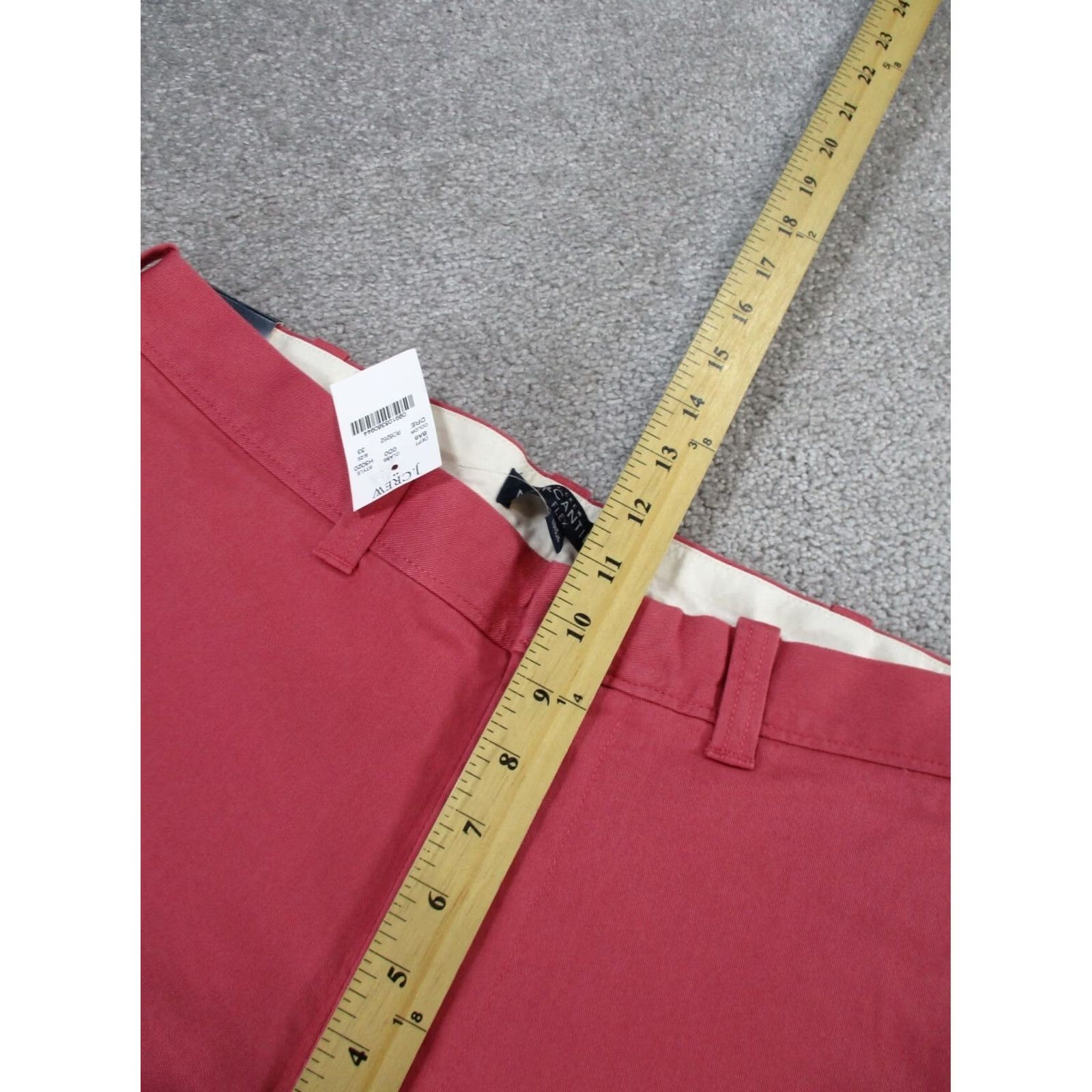 J.Crew J. Crew Mercantile Flex Shorts Mens 33 Red Chino 9" NEW Shirt Shorts Mens 33 Red Chinos 9" NEW Size US 33 - 5 Thumbnail