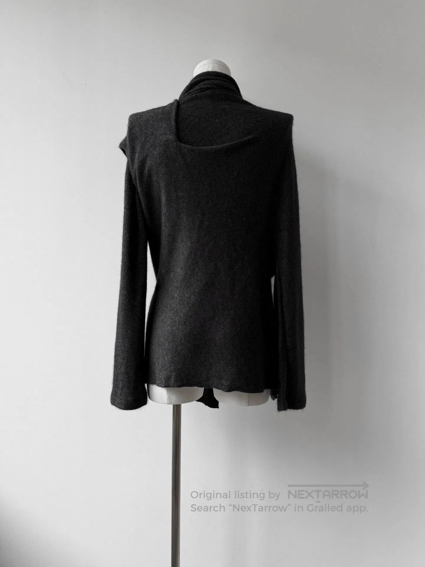 Yohji Yamamoto Yohji Yamamoto Y's Wool Asymmetric Cardigan. Size M / US 6-8 / IT 42-44 - 7 Thumbnail