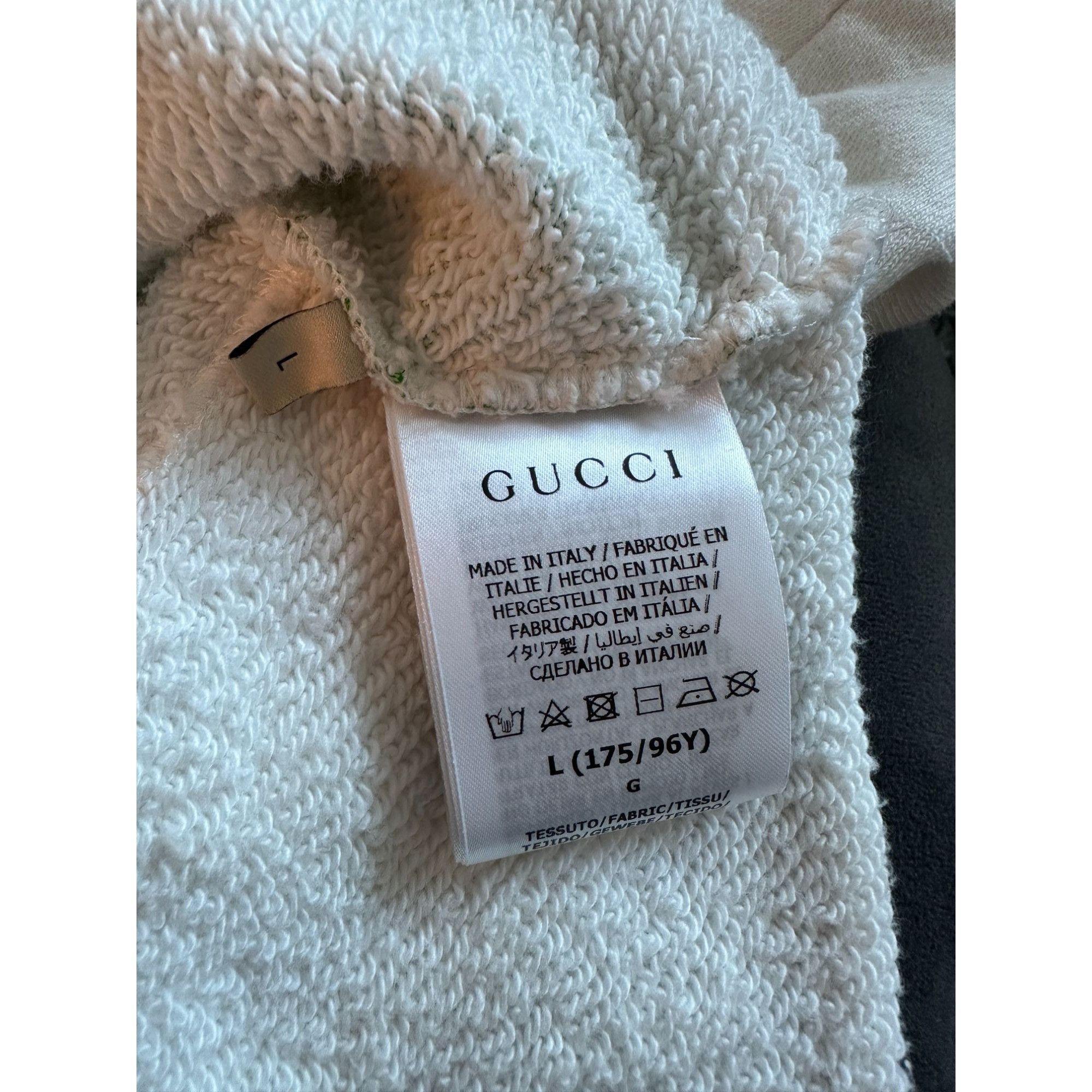 Gucci Gucci 1921 GG 22S Web Accent Hoodie Size L / US 10 / IT 46 - 4 Thumbnail