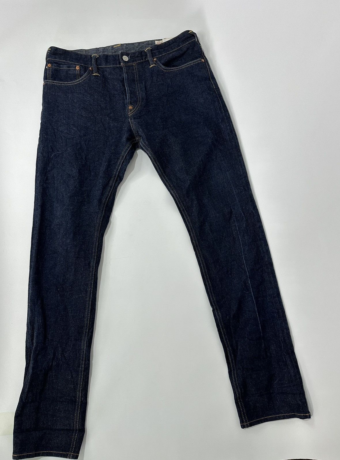 Evisu EVISU Blue PAINTED DIACOCK JEAN SIZE 30X34 Size US 33 - 3 Thumbnail