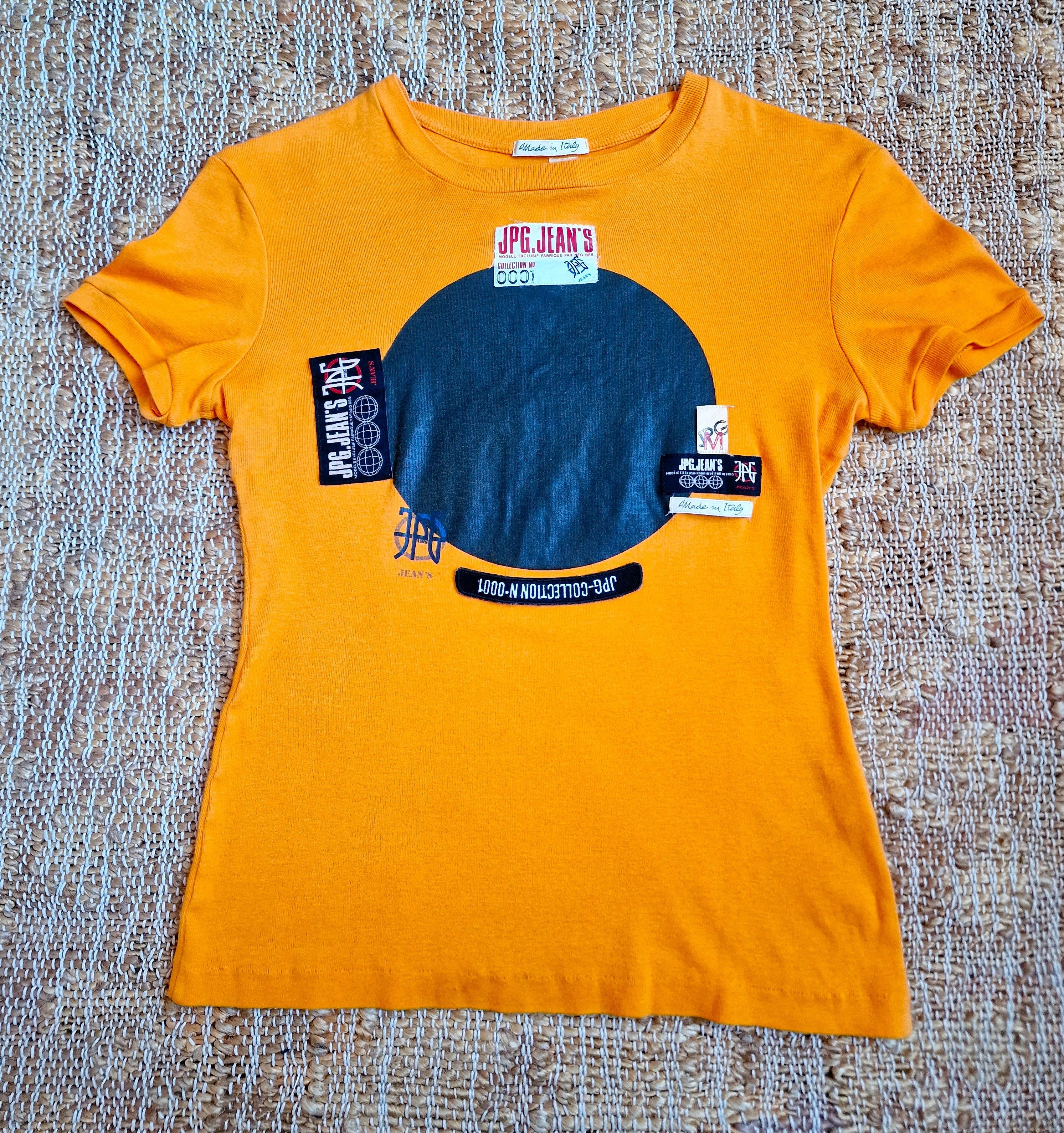Jean Paul Gaultier Jean Paul Gaultier Brand Label Patchwork T-shirt Tee Top Size US XS / EU 42 / 0 - 2 Thumbnail