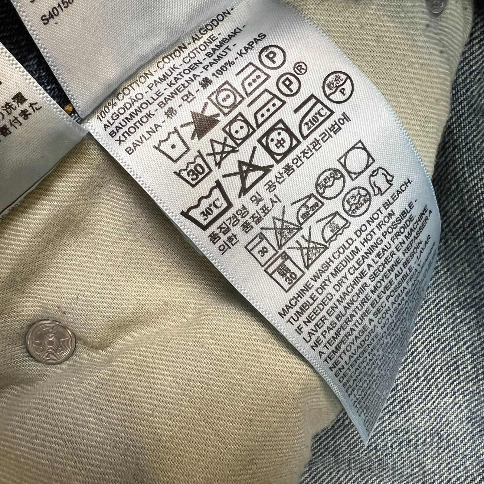 Levi's × Vintage Levi's 514 Jeans 36x30 Straight Fit American Denim Pants Size US 36 / EU 52 - 9 Thumbnail