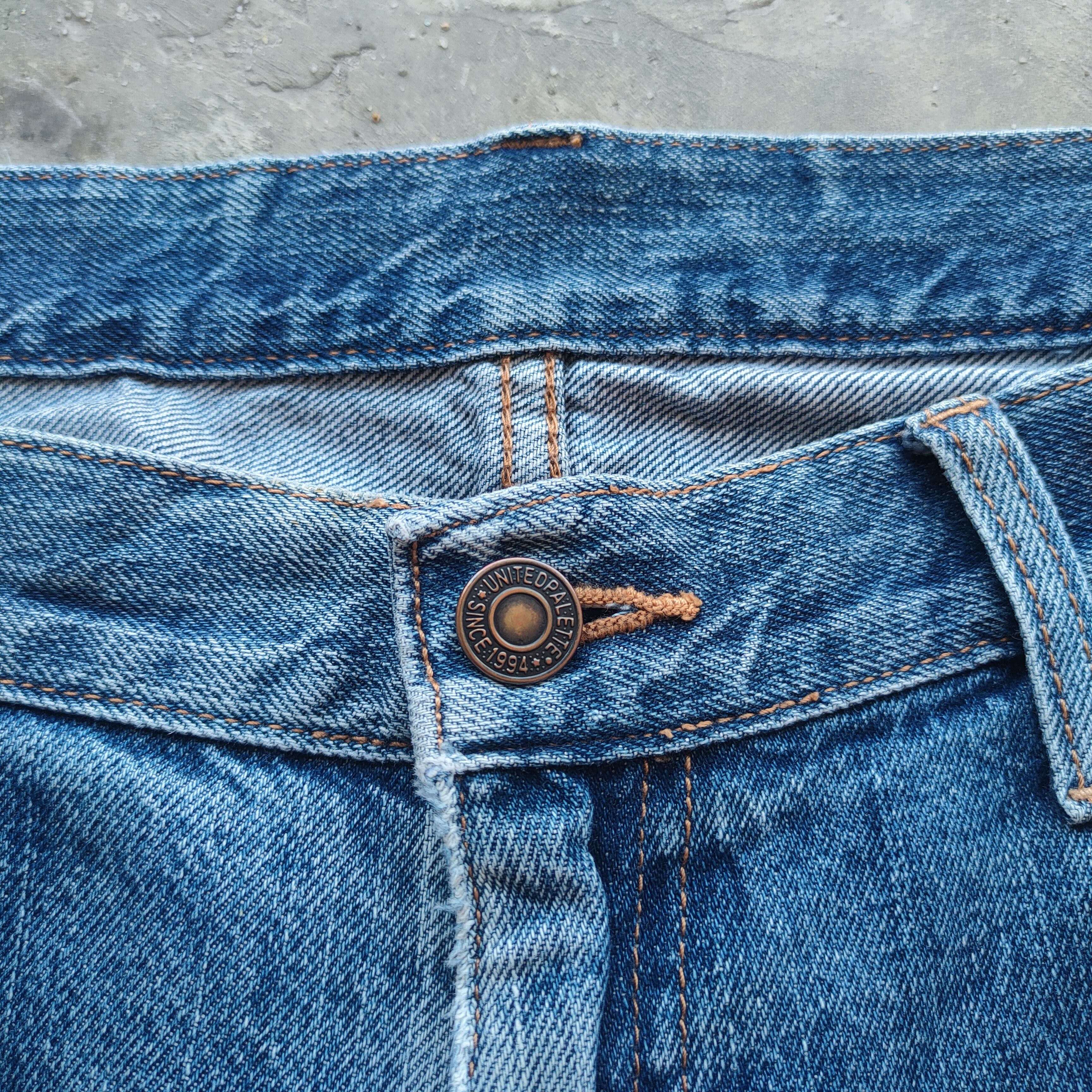 Japanese Brand W38 VINTAGE JAPANESE FADED DISTRESSED JEANS PANTS Size US 38 / EU 54 - 4 Thumbnail