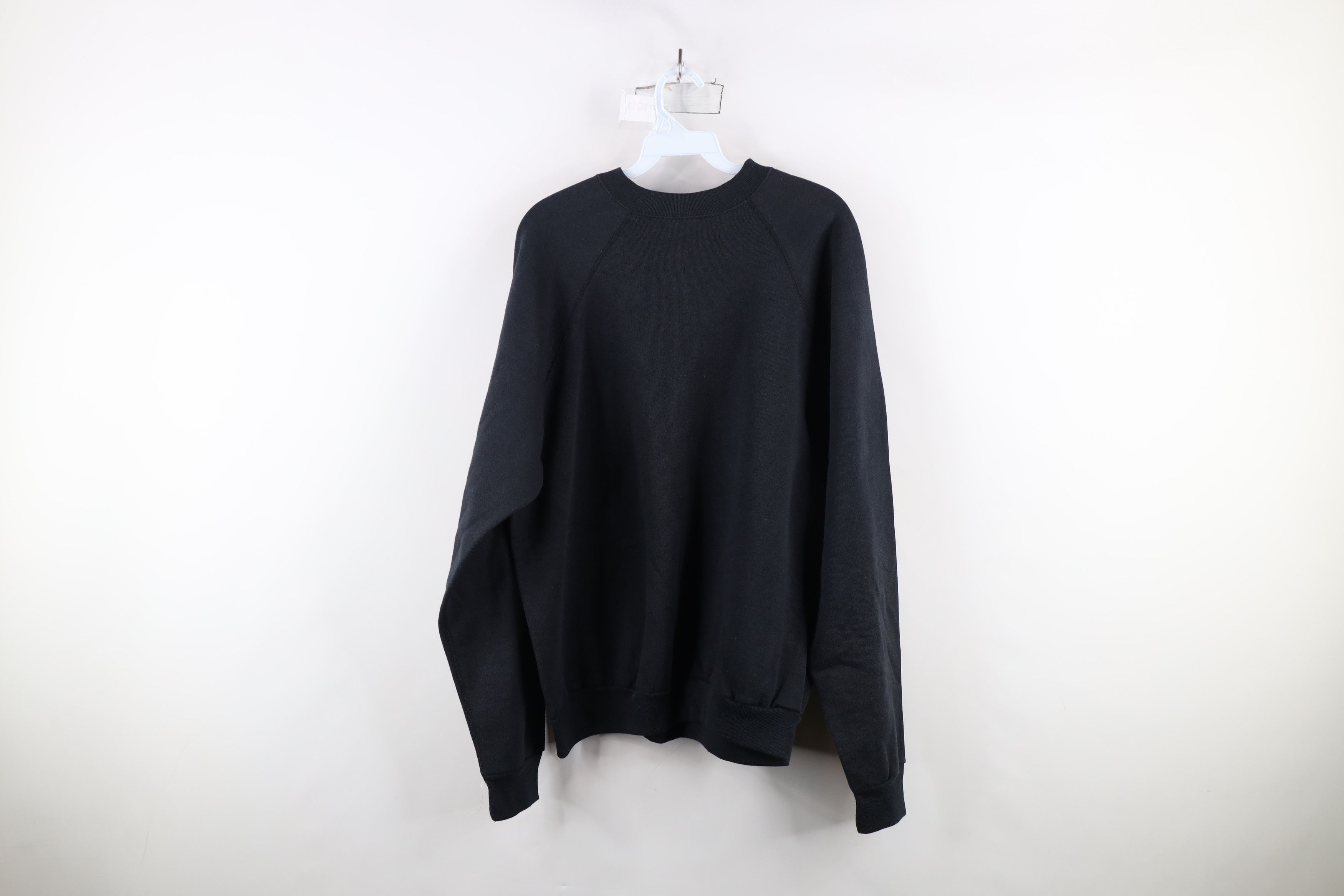 Vintage Vintage 80 90s Streetwear Crewneck Sweatshirt Black USA Size US XL / EU 56 / 4 - 9 Thumbnail