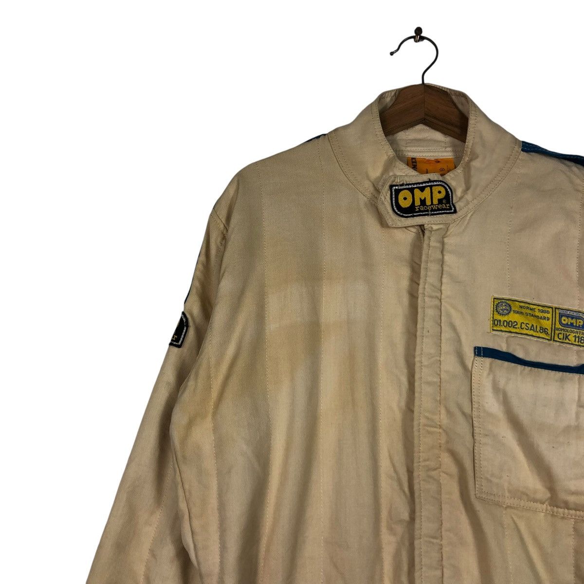 Kadoya 🔥VINTAGE COVERALL RACING OMP GENOVA MADE IN ITALY Size US 36 / EU 52 - 9 Thumbnail