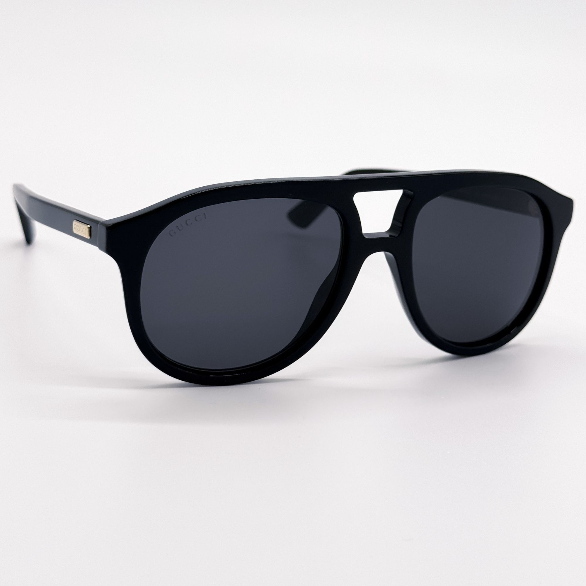 Gucci NEW GUCCI SUNGLASSES GG1320S 004 BLACK AVIATOR UNISEX GUCCI Size ONE SIZE - 4 Thumbnail