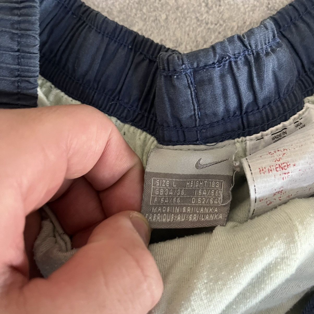 Nike 00s Vintage Nike Pants Nylon Rare Swoosh Drill Size US 35 - 7 Thumbnail