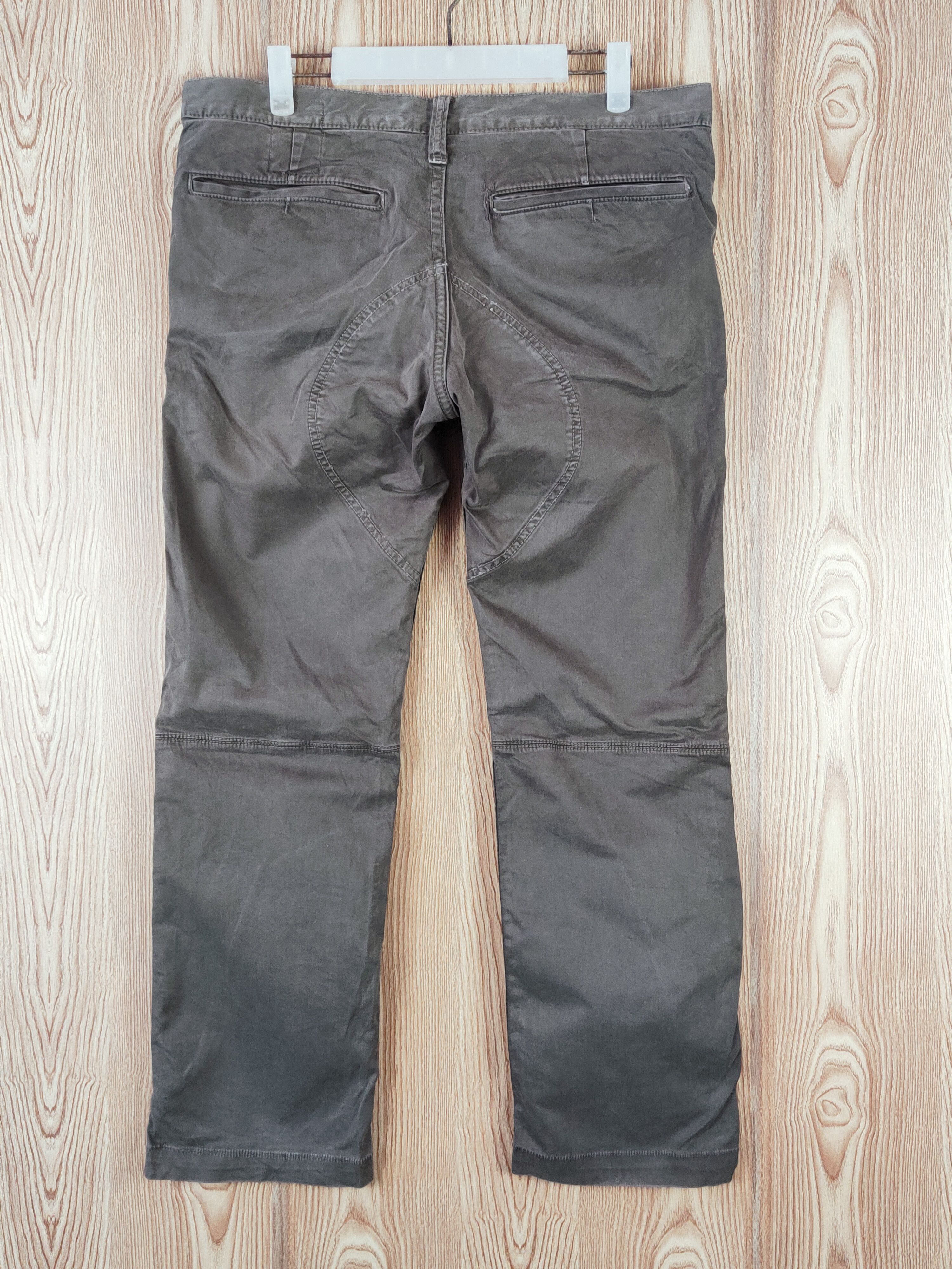 Quadro Dark Brown Multipocket Casual Pants #W624