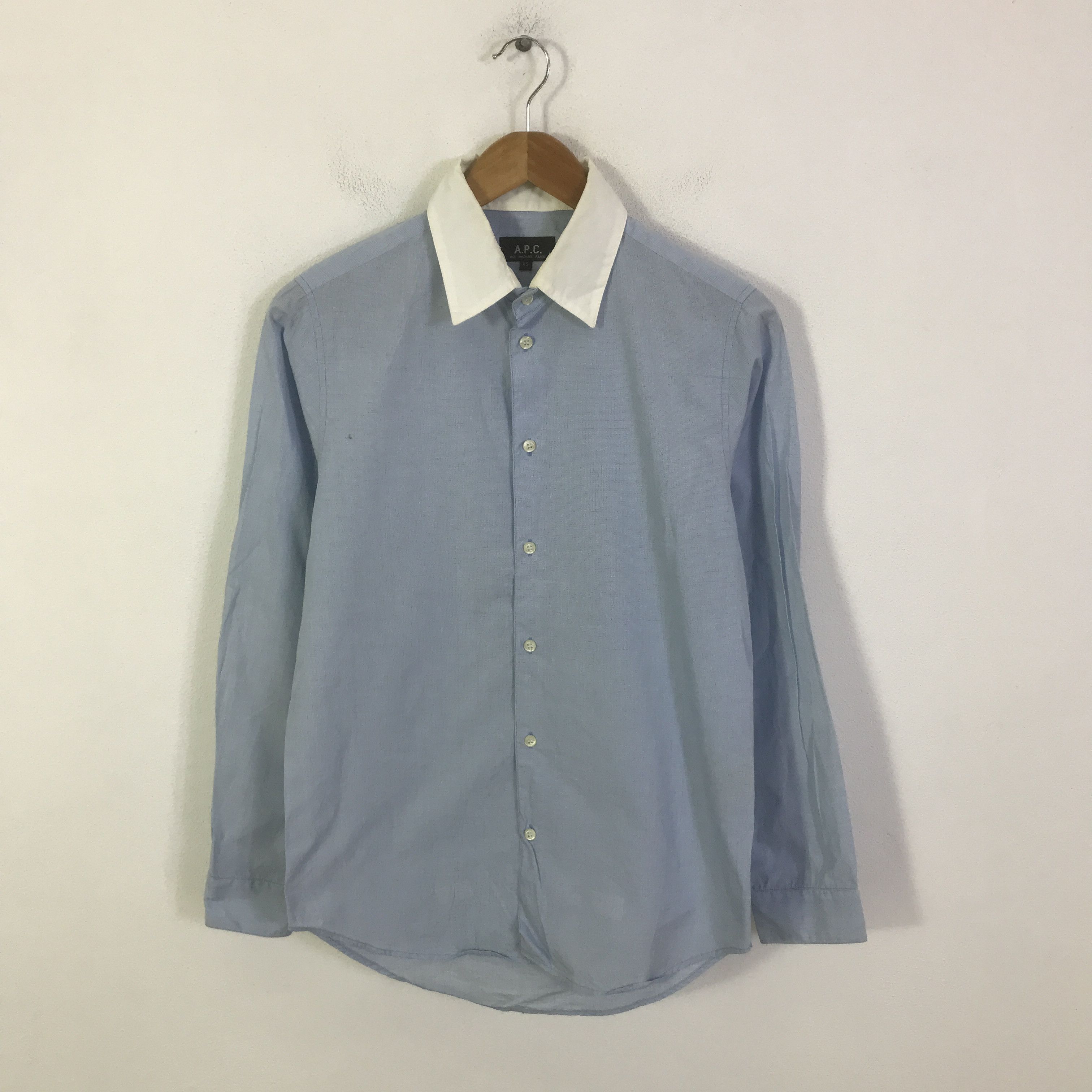 A.P.C. A.P.C Button up shirt K117B26 Size US XS / EU 42 / 0 - 1 Thumbnail