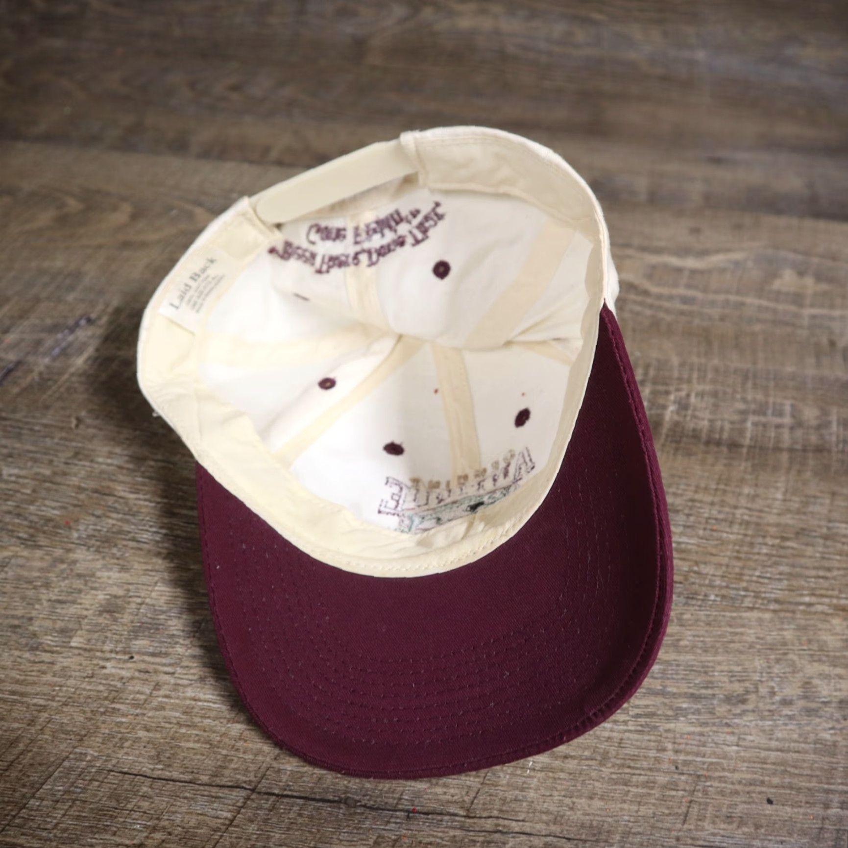 J Brand VINTAGE Antique Brand Fishing Hat Baseball Cap Men Adjustable 1990s Beige Size ONE SIZE - 6 Thumbnail