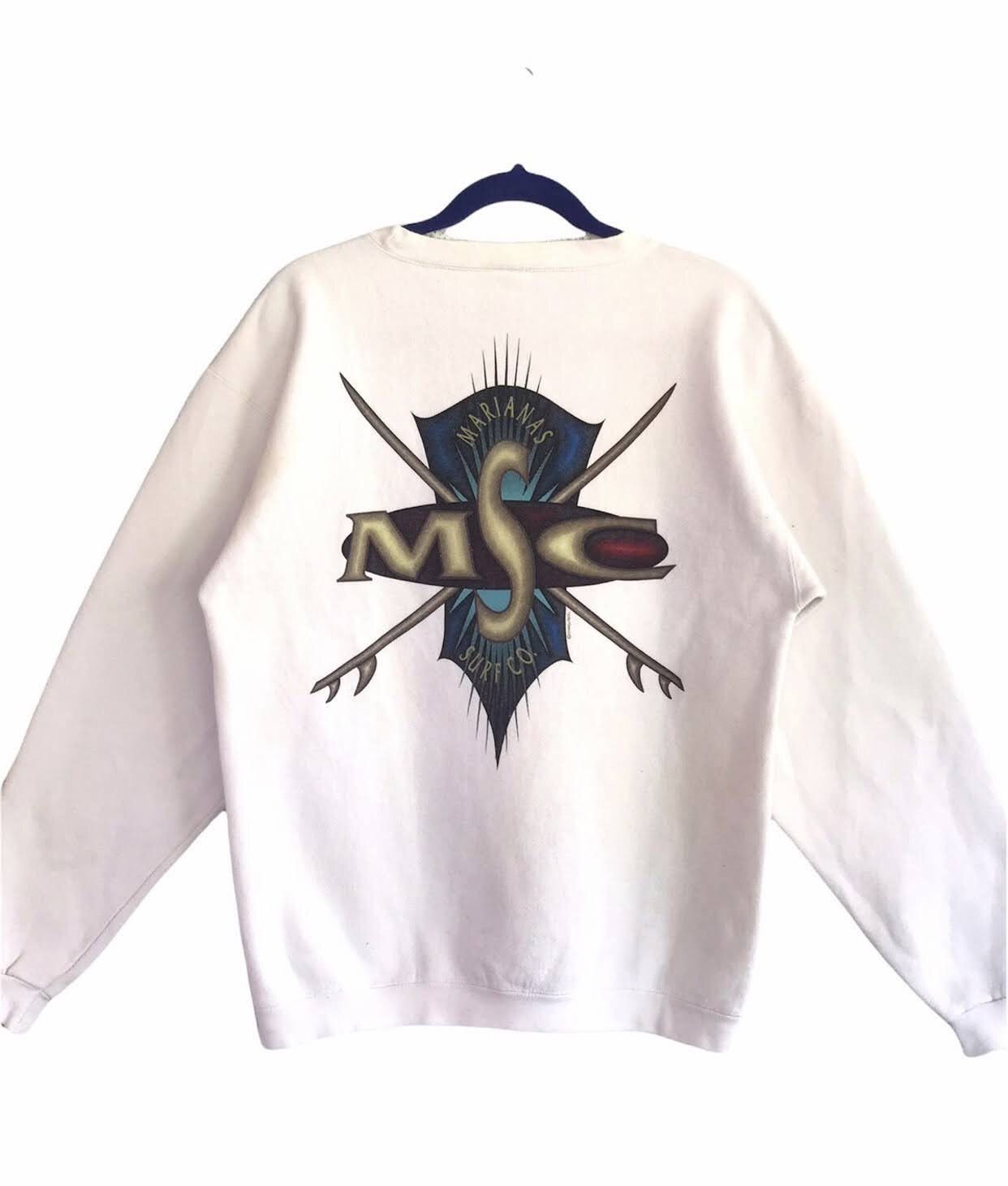 Vintage STEAL💥 VTG Crazy Shirt Marianas Surf Co. sweatshirt Size S / US 4 / IT 40 - 1 Thumbnail