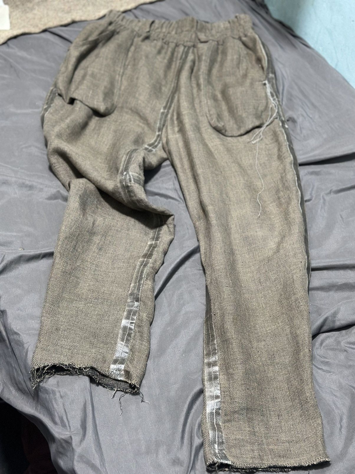 Taichi Murakami TAICHIMURAKAMI COIN CARGO L/C TROUSERS HEMP dubble face Size US 34 / EU 50 - 4 Thumbnail
