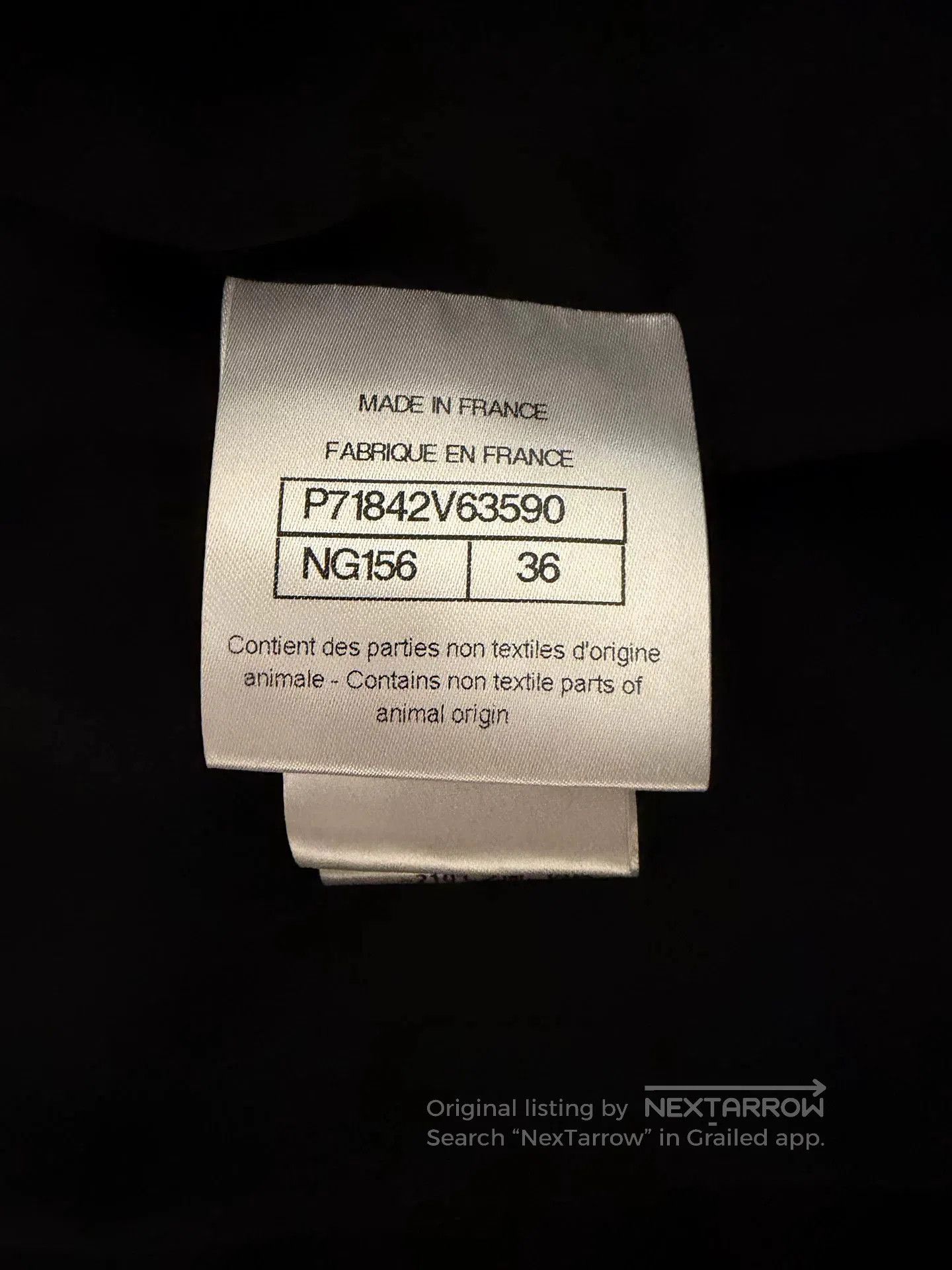 Chanel Chanel 22 Black Shimmer Fake Two-Piece Coat. Size US S / EU 44-46 / 1 - 4 Thumbnail