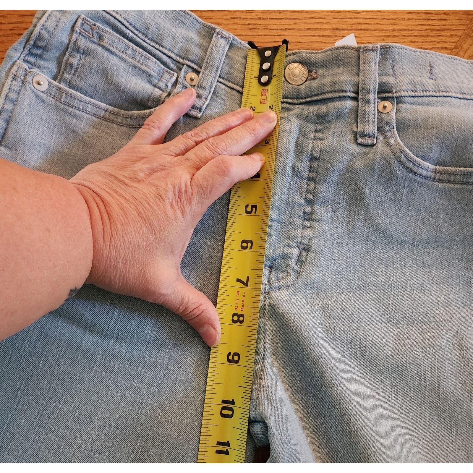 Madewell NWT Madewell 10" High-Rise Skinny Jeans in Longton Wash W26 Size 26" / US 2 / IT 38 - 7 Thumbnail