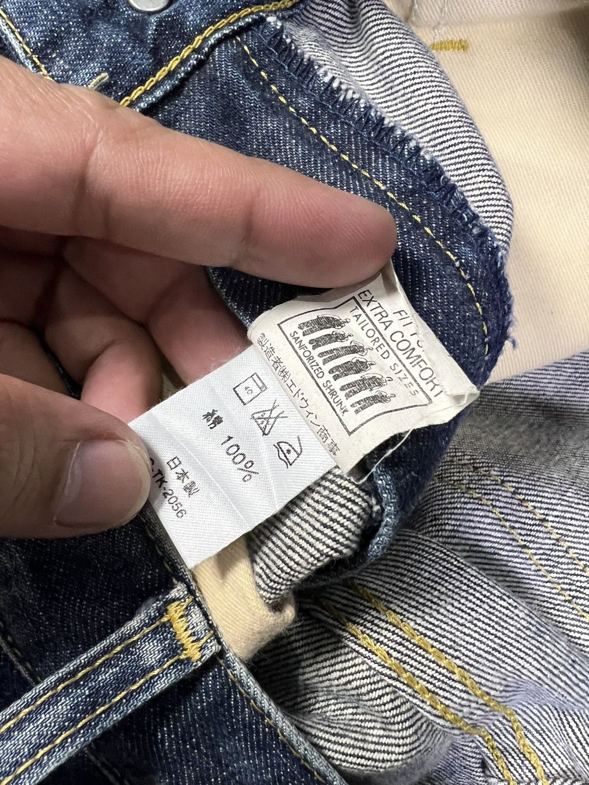 Japanese Brand Flare Lee Riders Sanforized Denim Jean Size US 27 - 17 Thumbnail