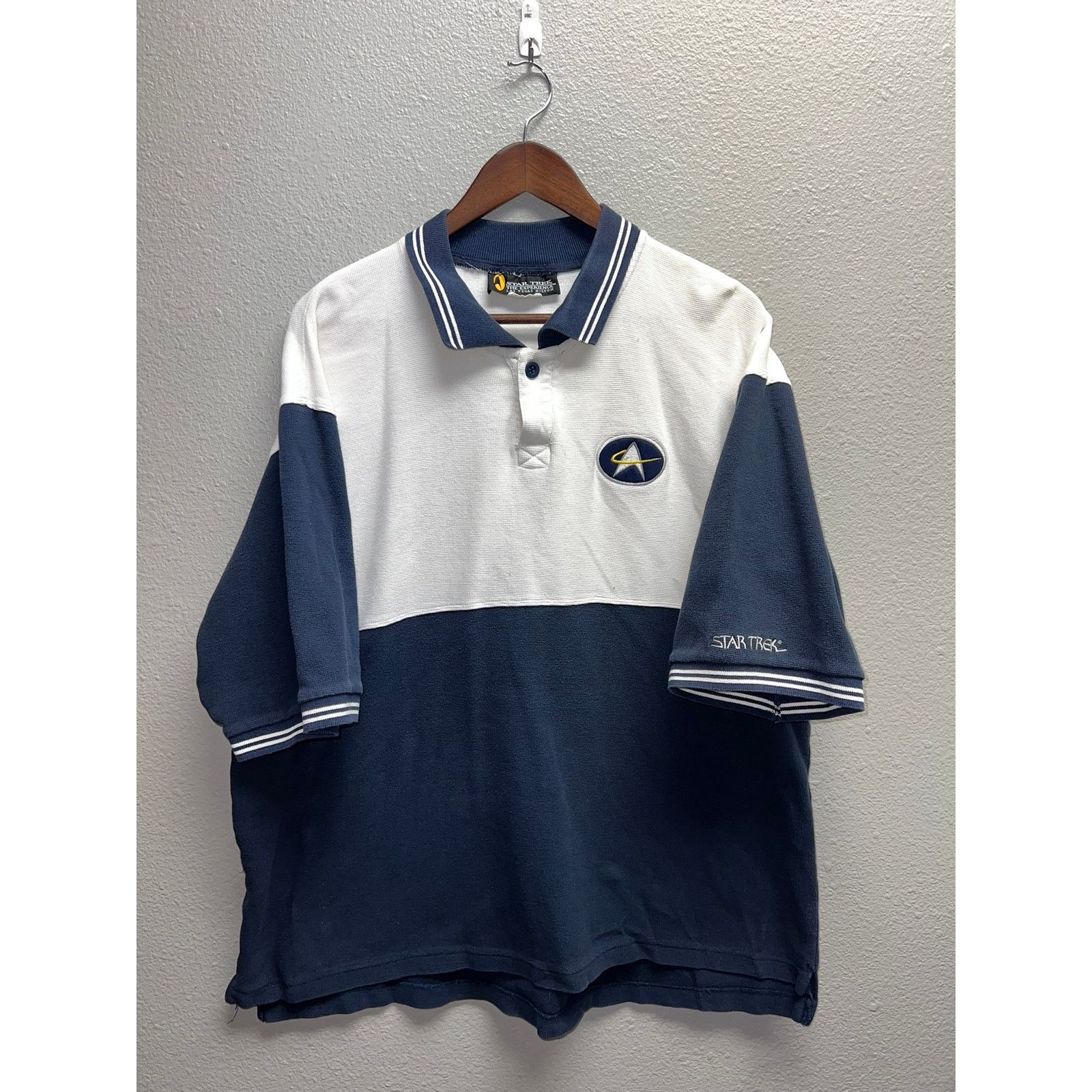 Vintage Vintage Star Trek Experience Polo Shirt Las Vegas Hilton 90s Size US XL / EU 56 / 4 - 1 Thumbnail