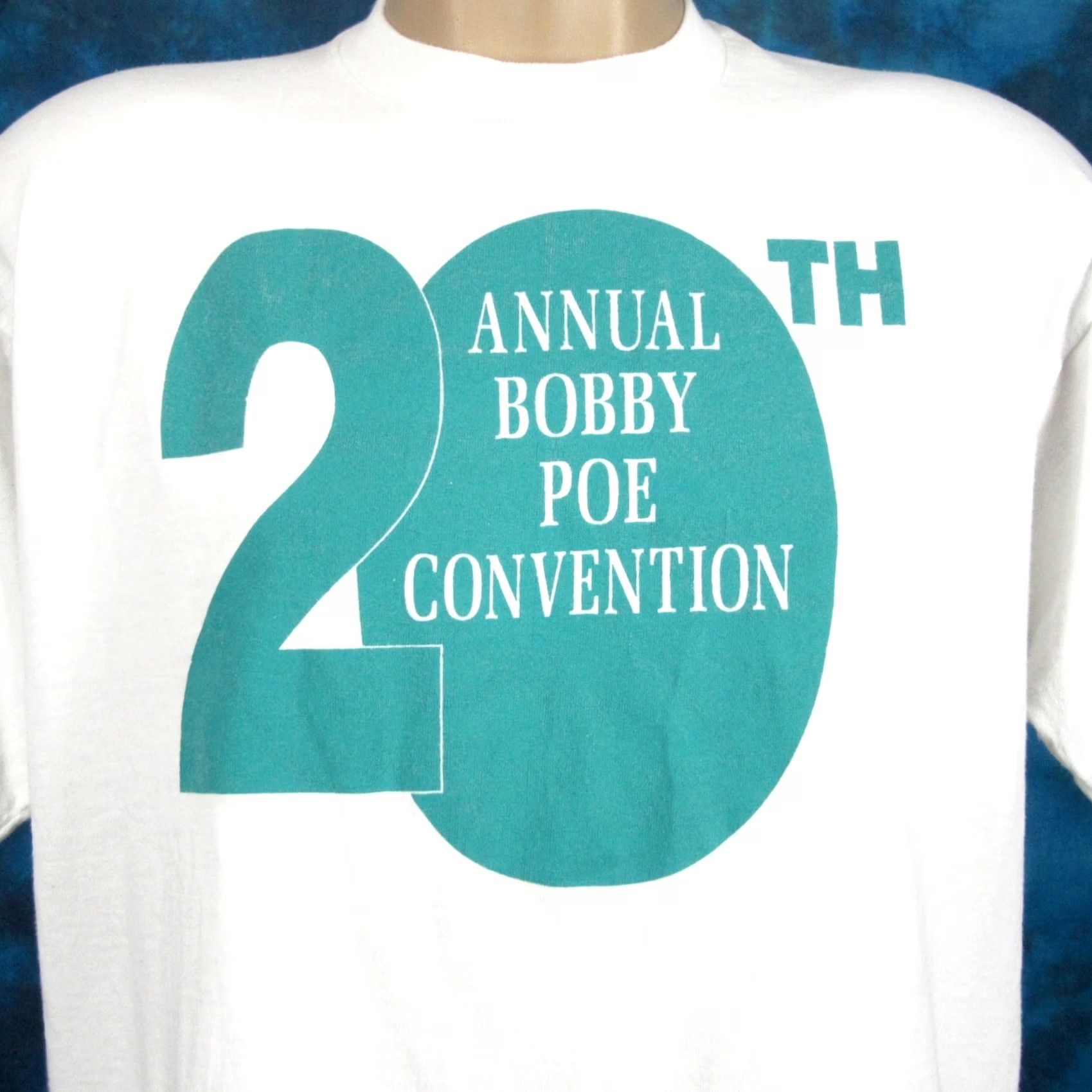 Vintage vtg 90s BOBBY POE MUSIC CONVENTION T-Shirt L Mens XL Rockabilly Single Stitch T-Shirt Size US L / EU 52-54 / 3 - 2 Thumbnail