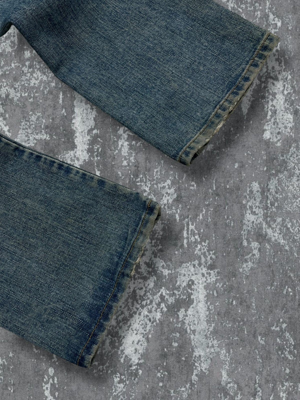 Japanese Brand Vintage 1990s Japan Designer Rare Naminoritatsun Art Denim Size US 30 / EU 46 - 10 Thumbnail