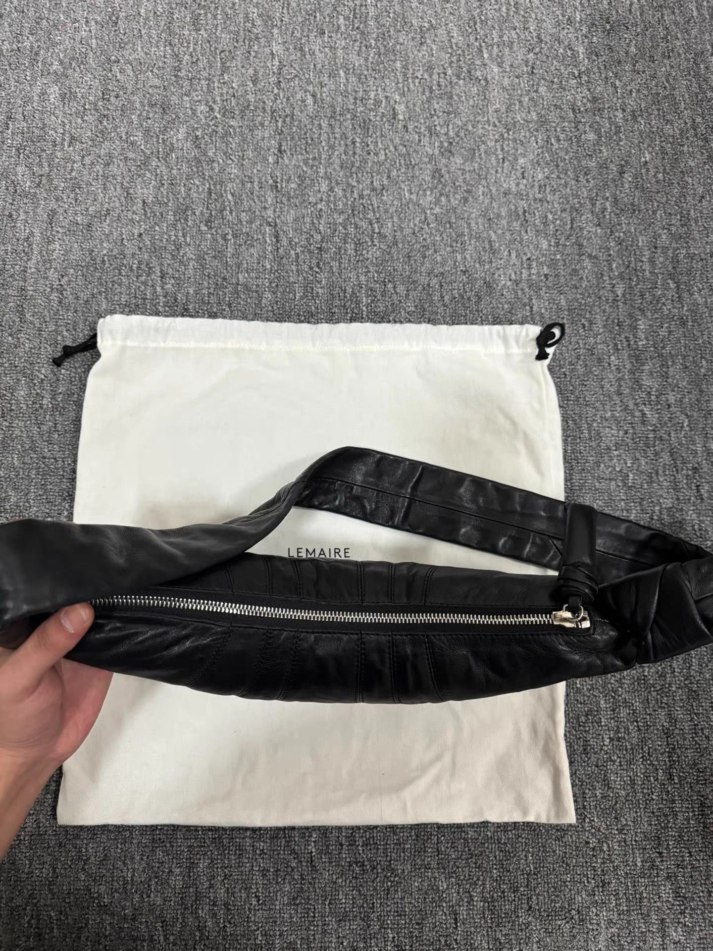 Lemaire Lemaire black Croissant bag Size ONE SIZE - 4 Thumbnail