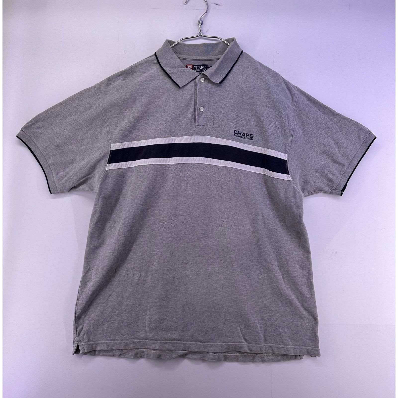 Champs Sport Vintage Champs X Ralph Lauren Gray/Navy Polo Shirts Size XL Size US XL / EU 56 / 4 - 2 Thumbnail