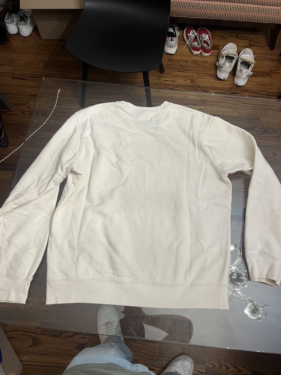 Supreme Supreme Box Logo Sweatshirt off white color Size US M / EU 48-50 / 2 - 2 Thumbnail