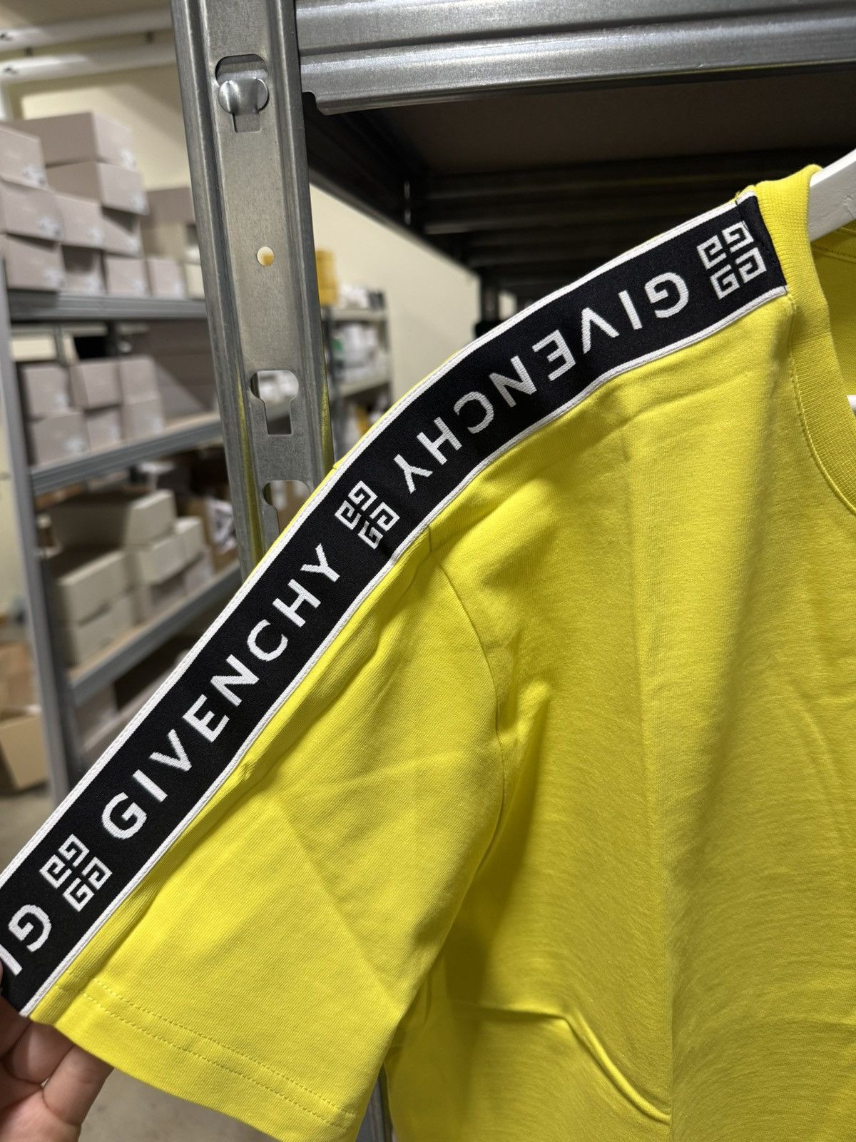 Givenchy Givenchy Shoulder Tape Logo T-Shirt NEW 600$ Size US S / EU 44-46 / 1 - 2 Thumbnail