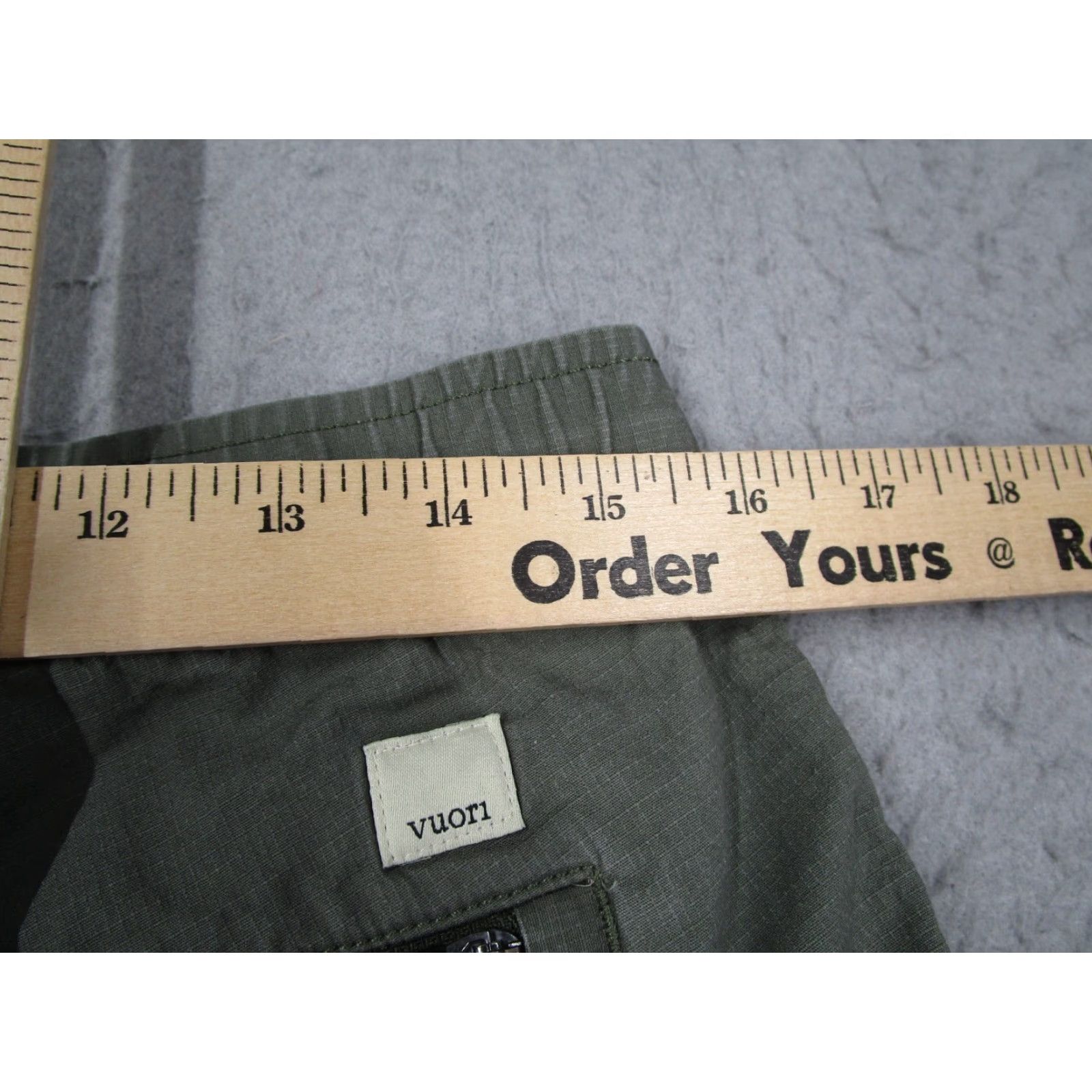 Vuori Vuori Pants Women Medium Green Ripstop Organic Cotton VW401 Active Work 30x27 Size 32" / US 10 / IT 46 - 6 Thumbnail