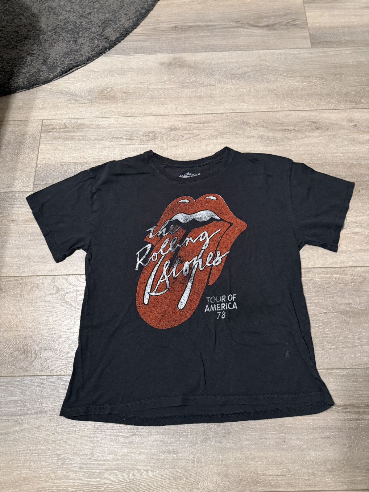 The Rolling Stones Vintage Rolling Stones Tee Size M / US 6-8 / IT 42-44 - 1 Thumbnail